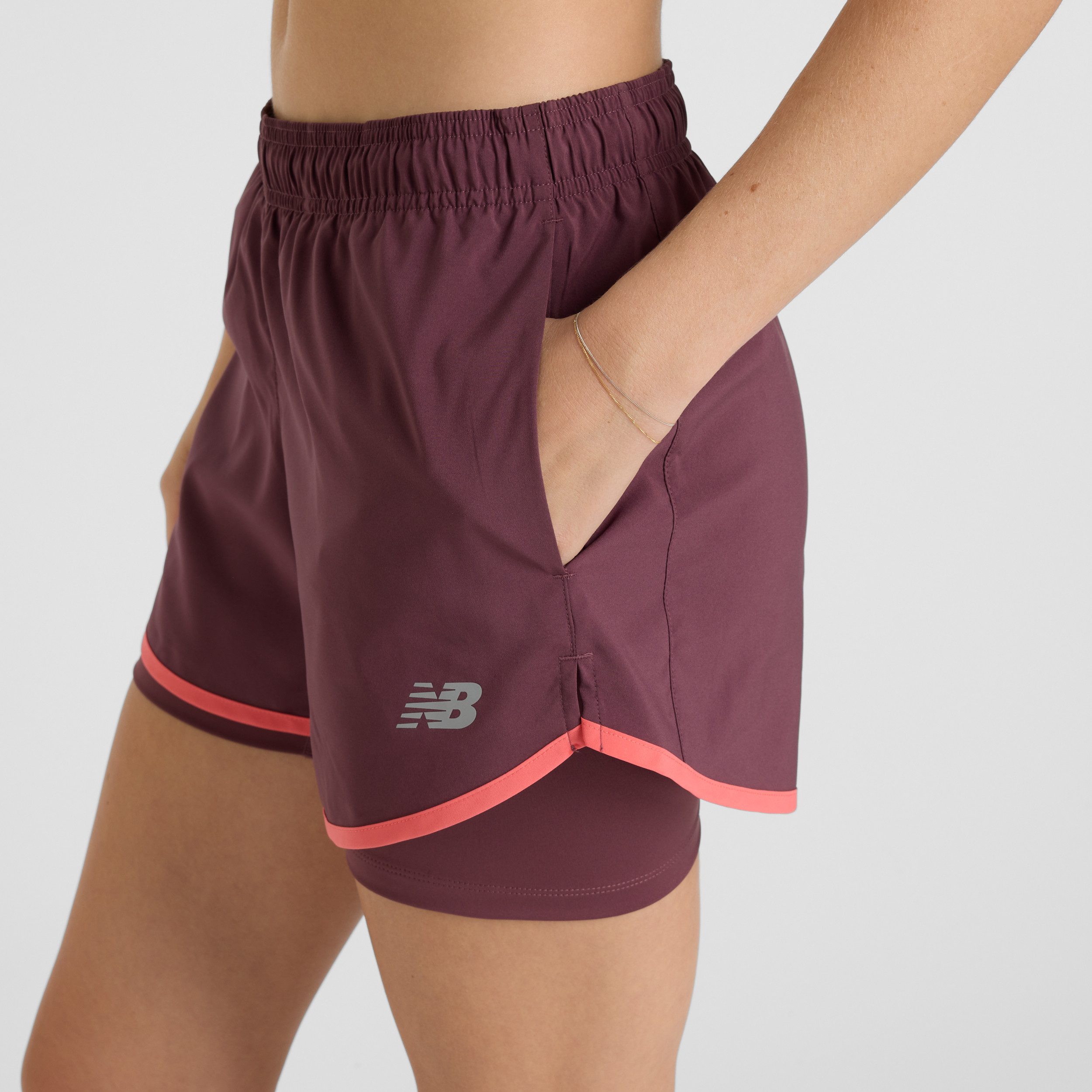 New Balance Runningshort Sport Essentials 2-in-1hort 3" EARTHHADOW