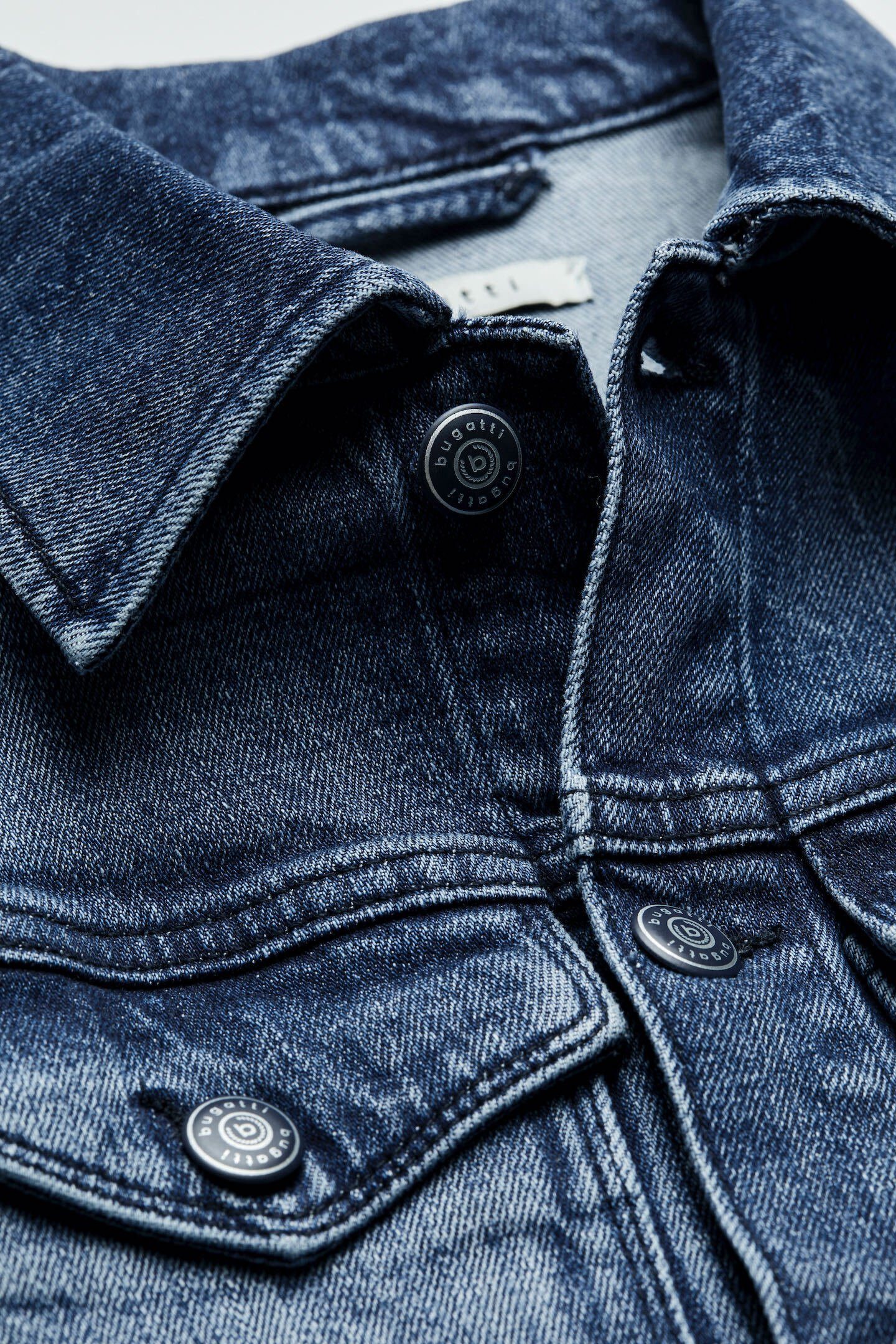 Bugatti Jeansjack in gebruikte look