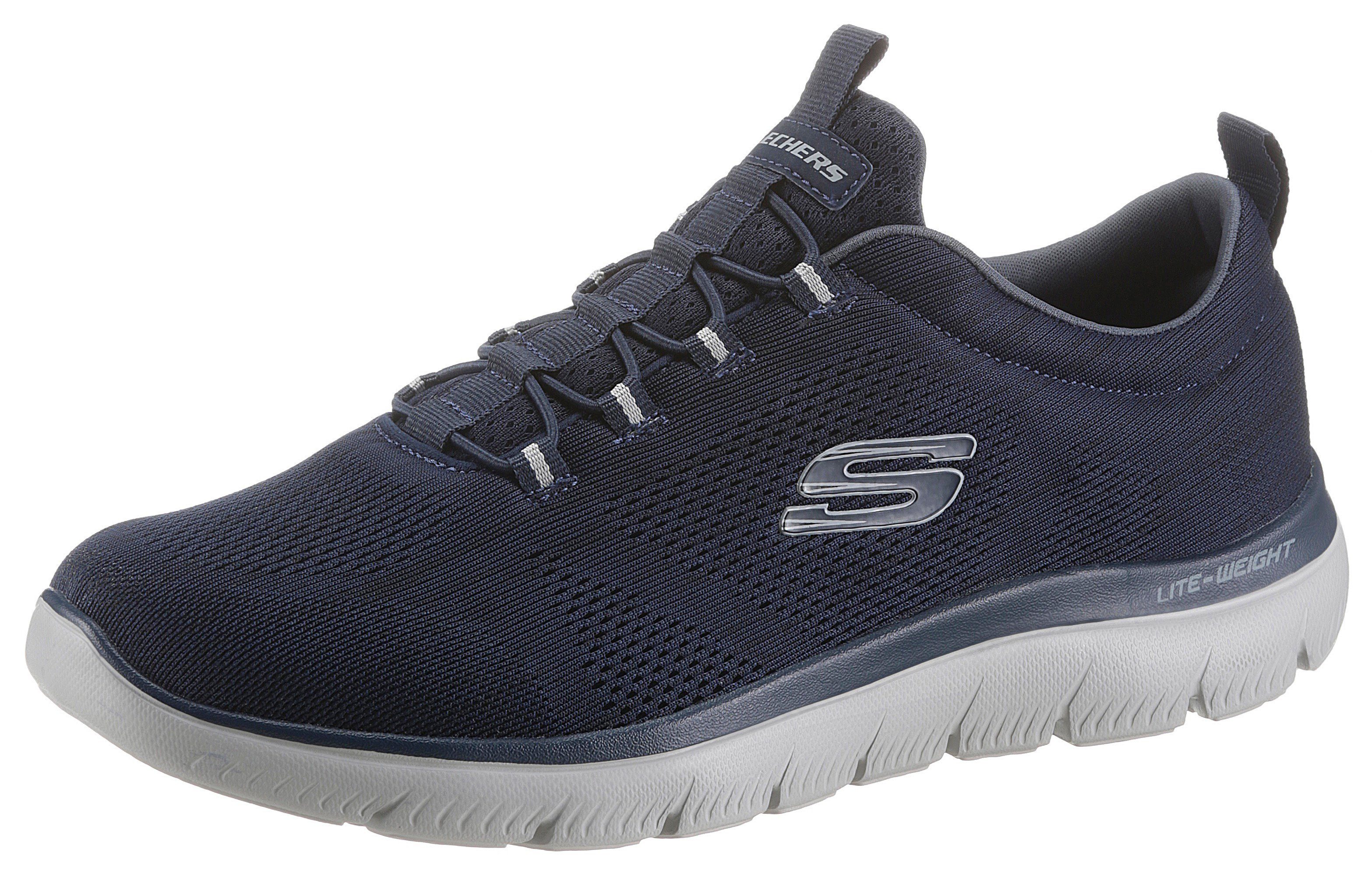 Skechers Slip-on sneakers Summits Vrijetijdsschoen, slipper, comfort schoen met elastiek om in te stappen