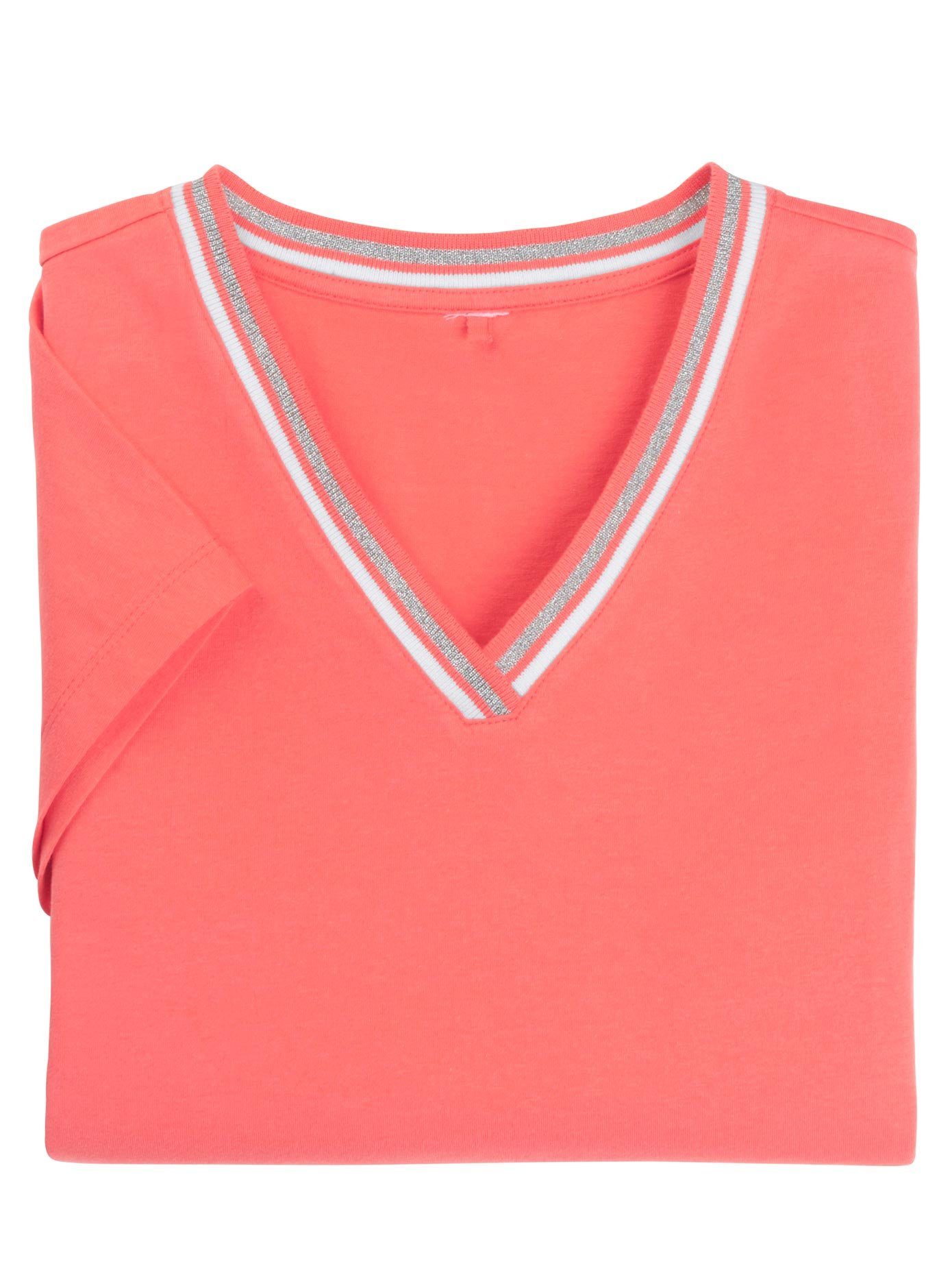 Classic Basics Shirt met V-hals Shirt (1-delig)