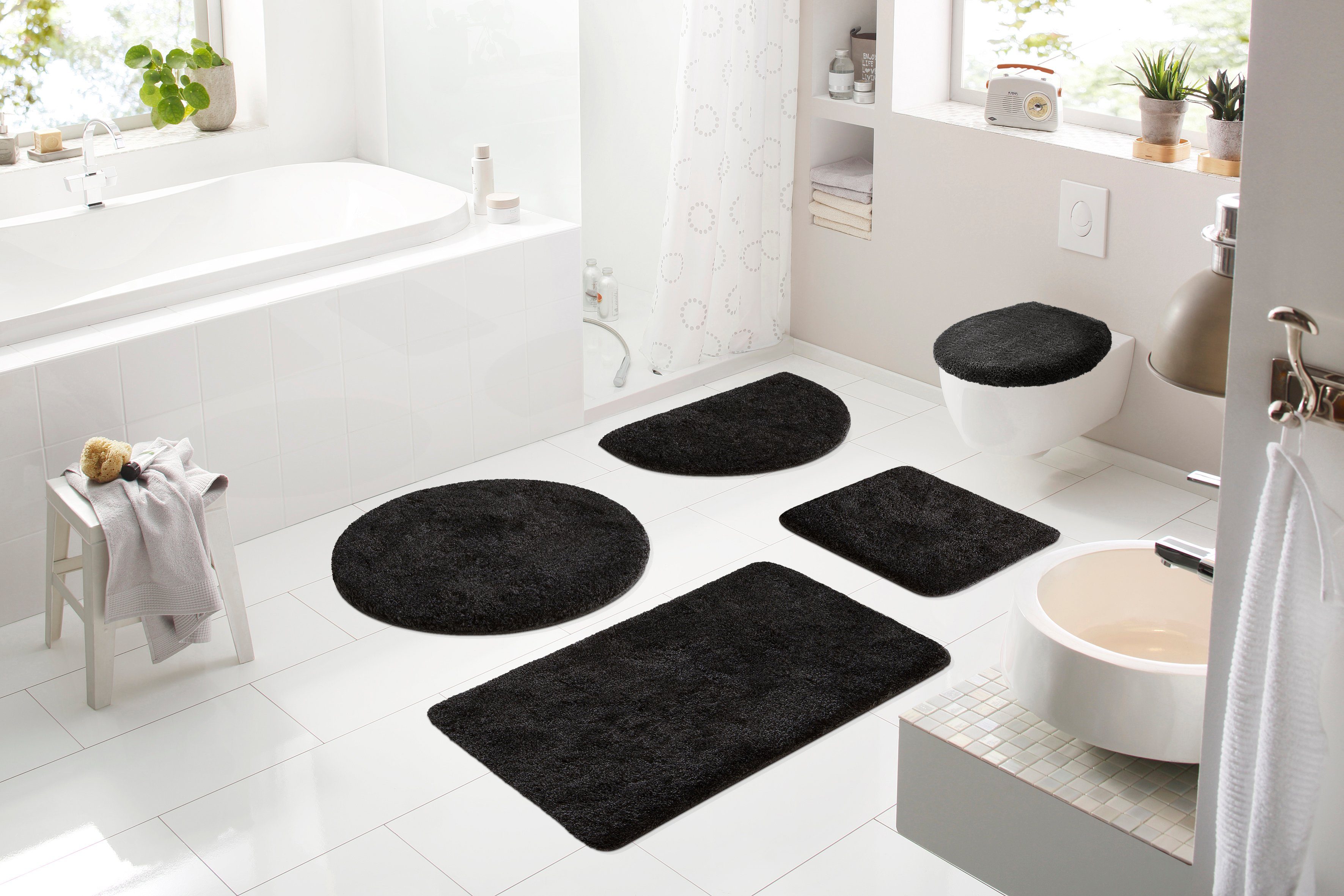 Grund Badmat Melos gemêleerde look, zeer zachte pool, melange-effect, made in europe