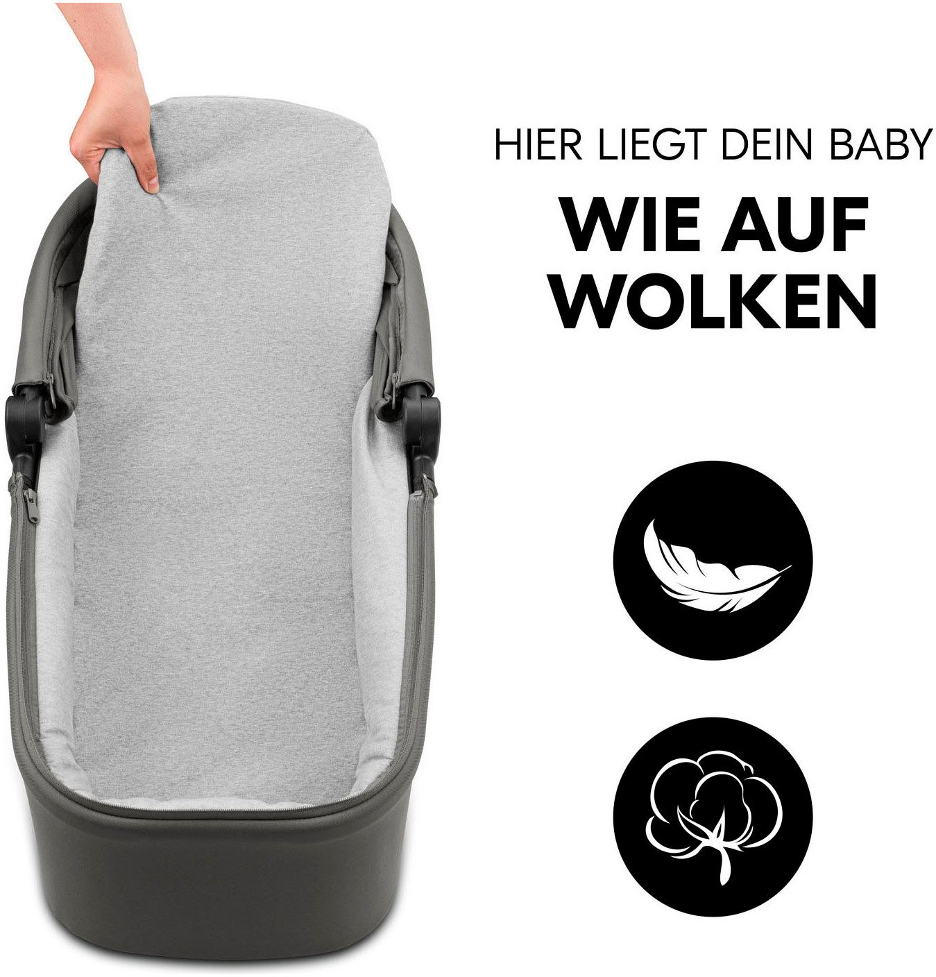 Hauck Combi-kinderwagen Move N Care Set belasting tot 22 kg (set)