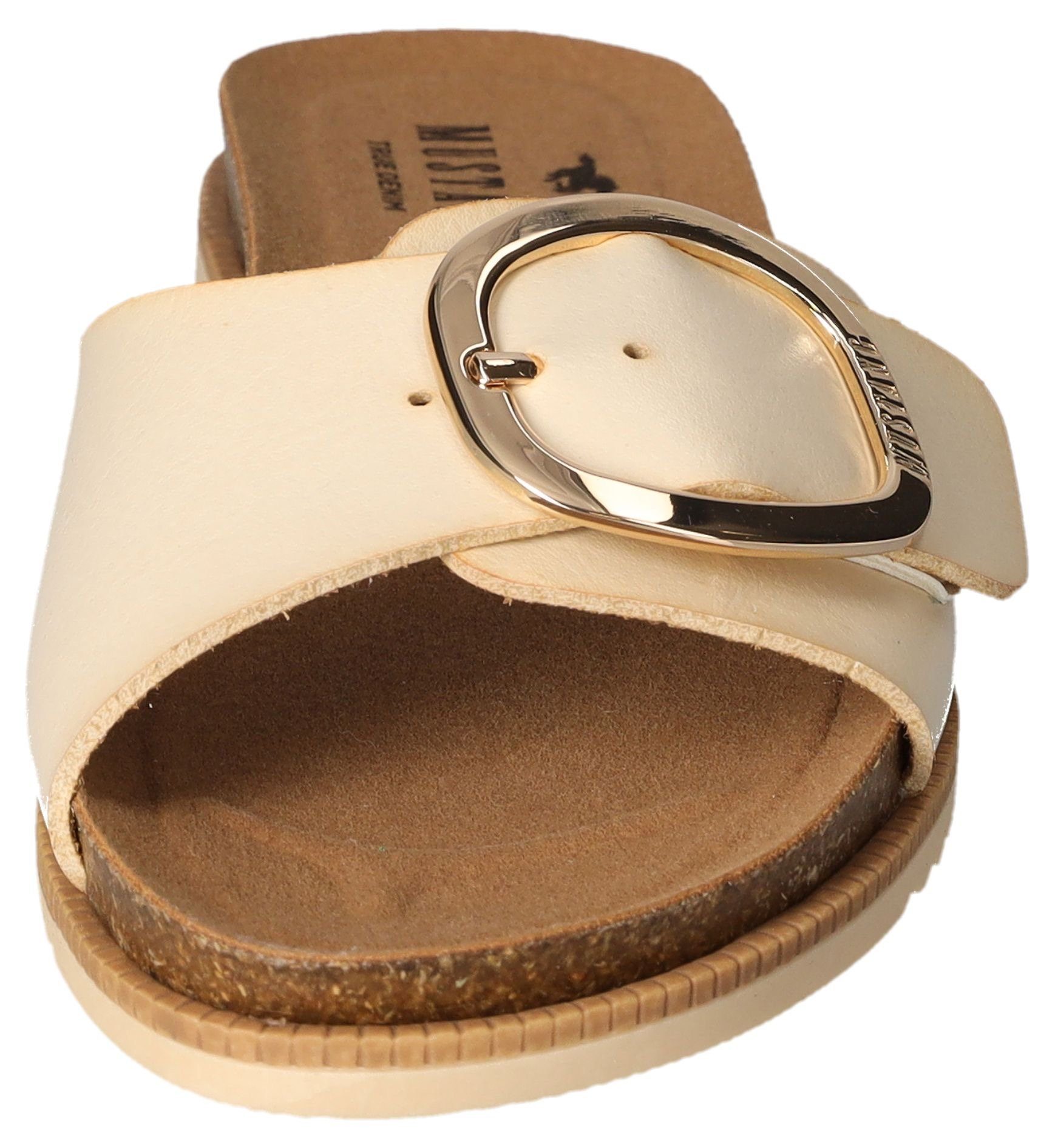 Mustang Shoes Slippers , zomerschoen, slippers, badschoen met opvallende sluiting