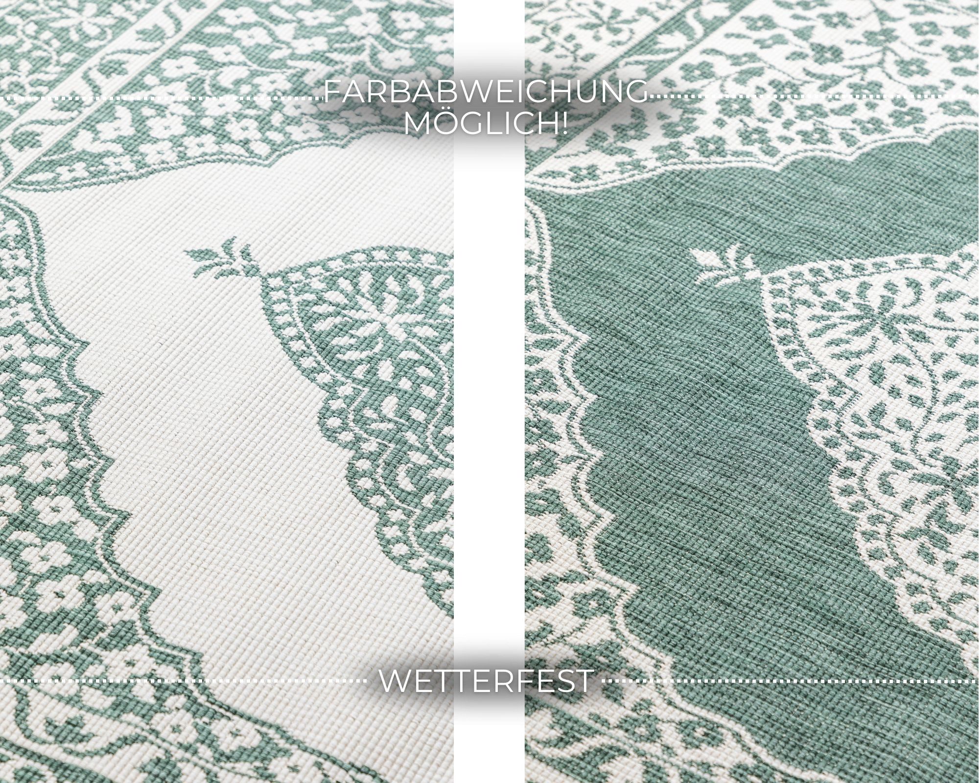 ELLE DECORATION Vloerkleed Meekly omkeerbaar tapijt Vlakweefsel, In-& Outdoor, Modern, tweezijdig, balkon, woonkamer