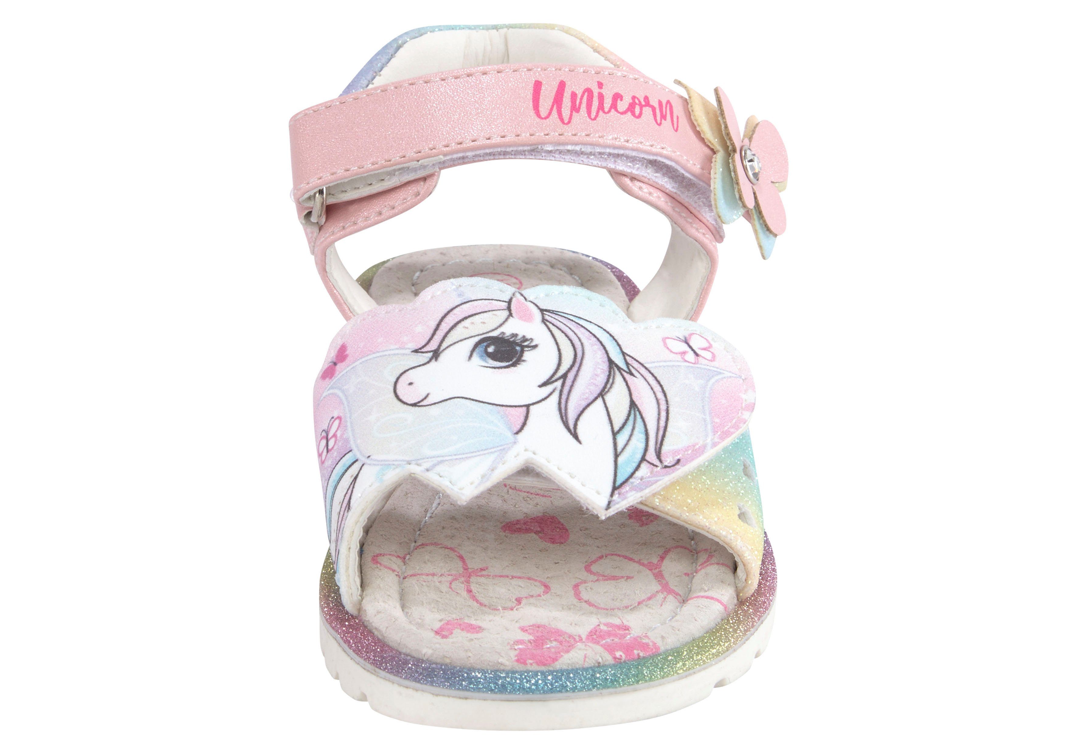 Disney Sandalen Unicorn met klittenband