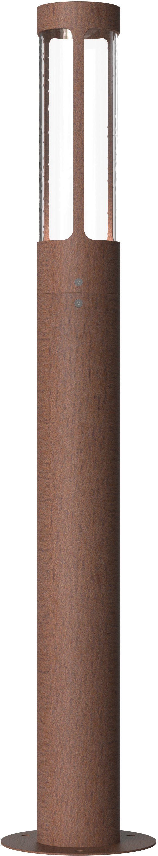 nordlux tuinlamp helix cortenstaal, ip 44 bruin