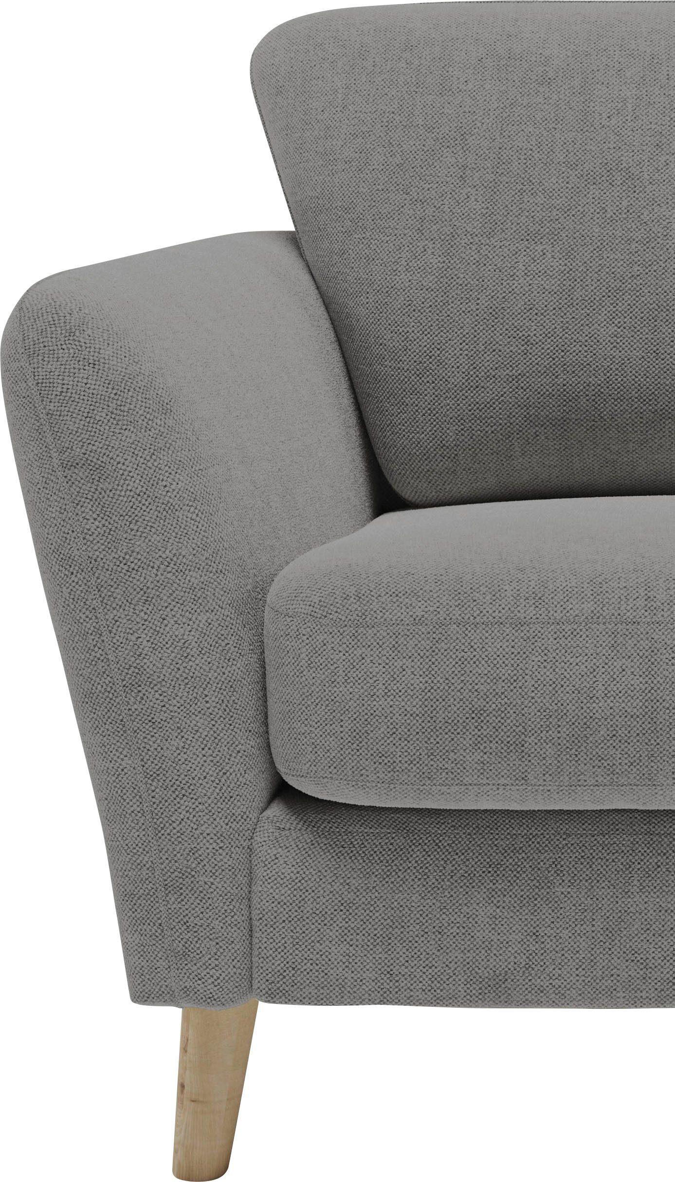 Home affaire Hoekbank MARSEILLE 278/278 cm, L-vorm, geweven stof, vlakke weefsel, viltlook