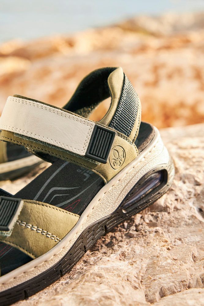 Rieker Trekkingsandalen Buitensandalen, zomerschoenen, klittenbandschoenen met Rieker Air-functie