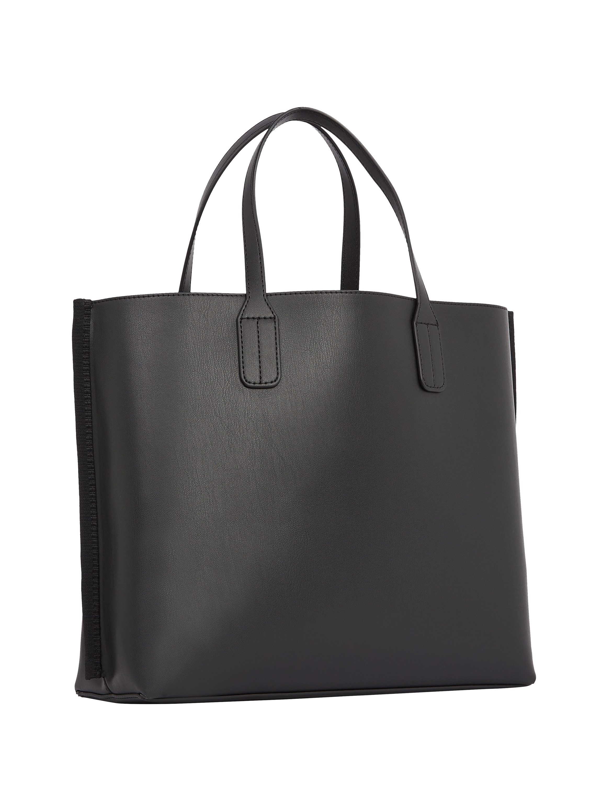 Tommy Hilfiger Schoudertas TH DISTINCT SATCHEL , dames handtas, schoudertas, schoudertas met klein tasje