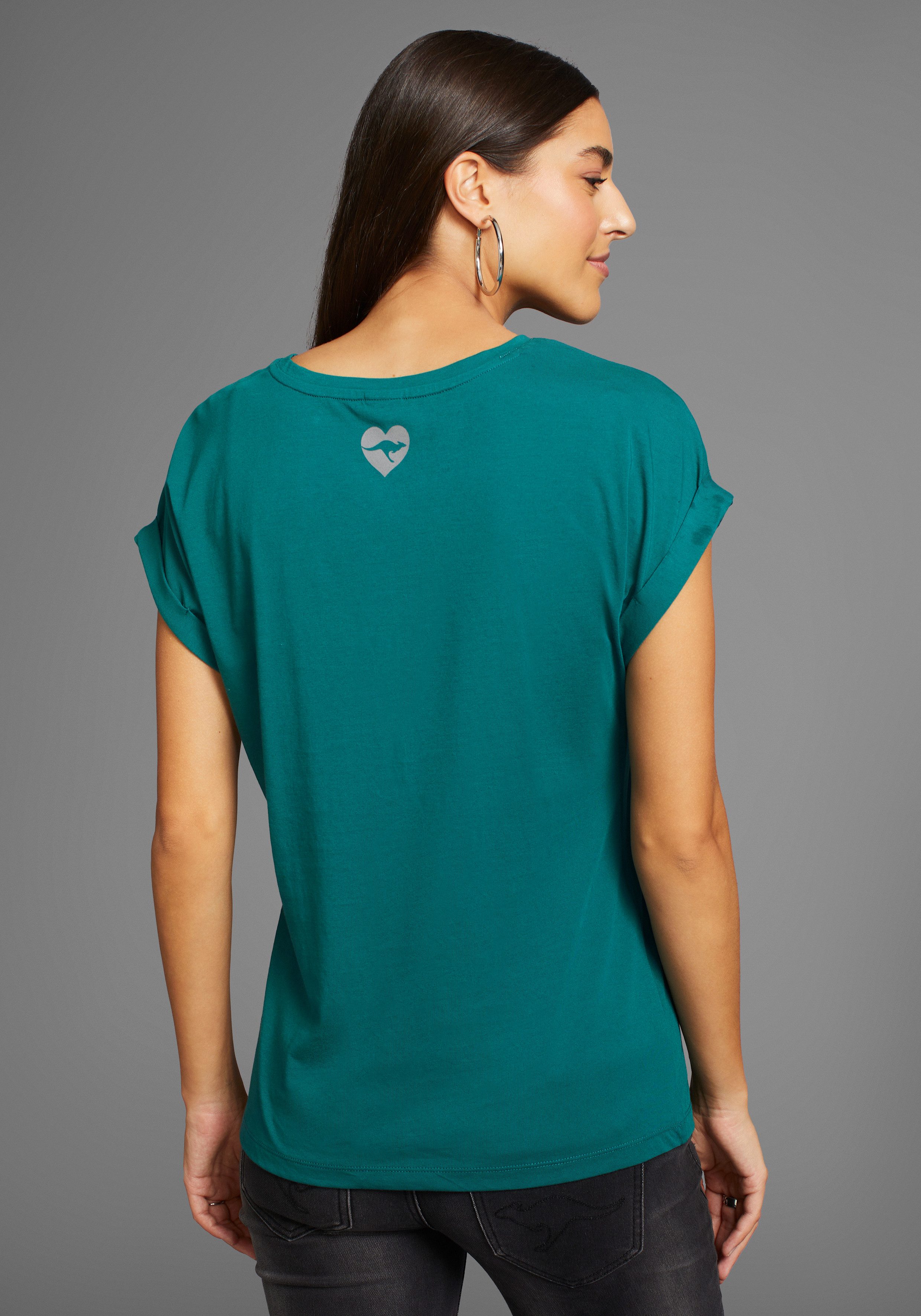 KangaROOS Shirt met korte mouwen met placement-print