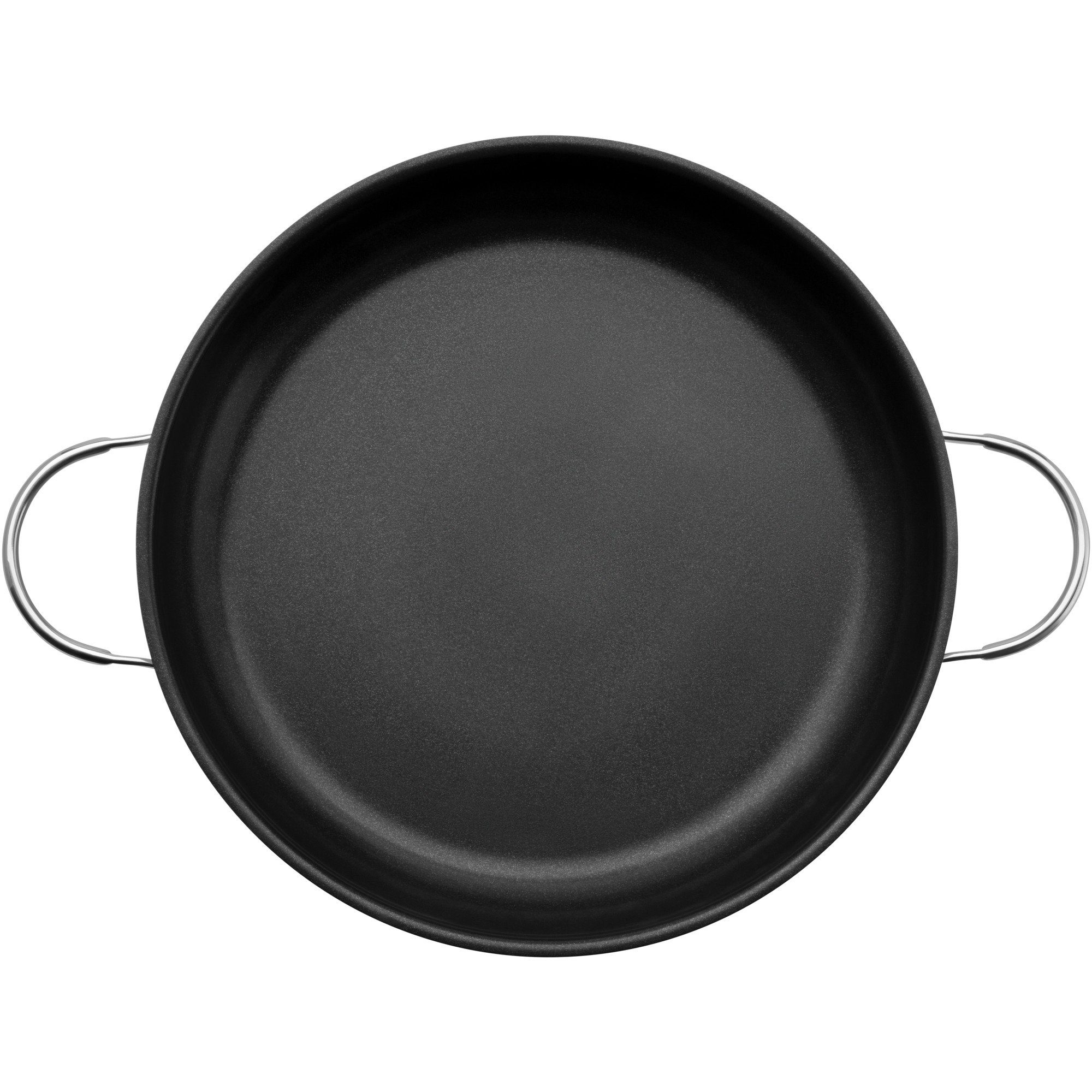Silit Koekenpan Calabria 32 cm, inductie, met PTFE-antiaanbaklaag Roestvrij staal handvat, geschikt voor alle kookplaten, ovenbestendig (1-delig)
