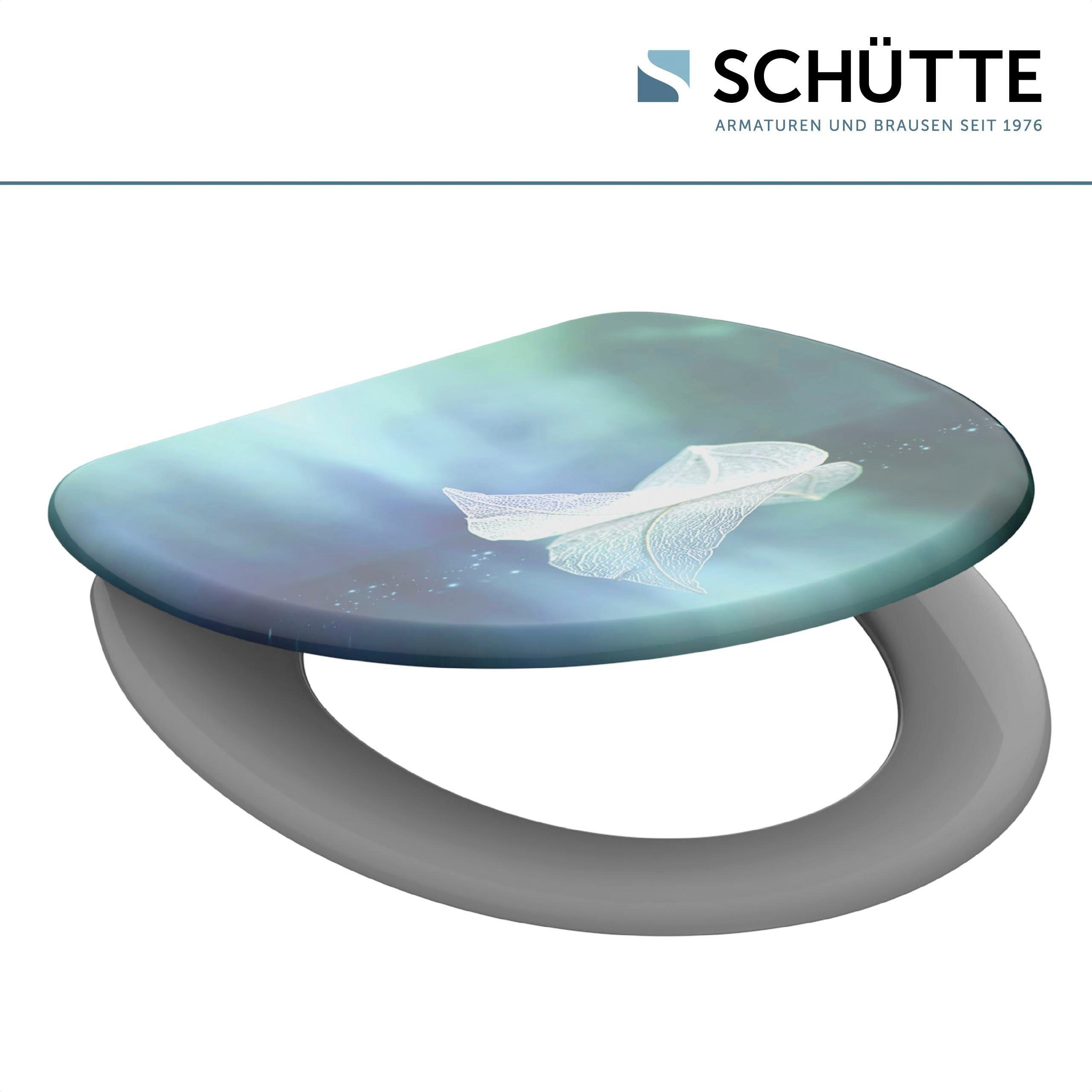 Schütte Toiletzitting Fallen Leaf Duroplast, met soft-closemechanisme