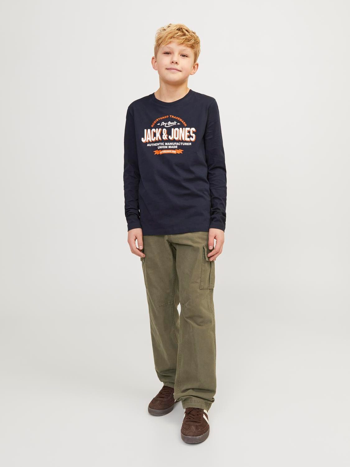 Jack & Jones Junior Cargobroek JPSTKANE JJBARKLEY CARGO PANT NOOS JNR