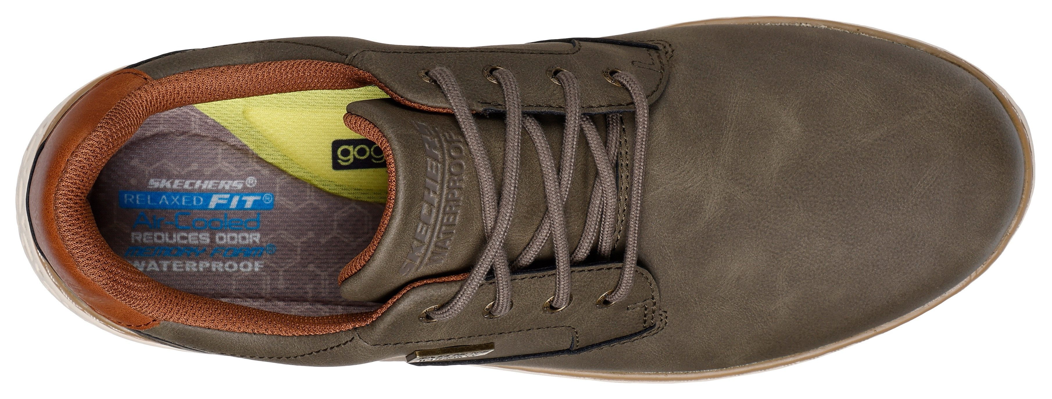 Skechers Veterschoenen GARLAN trekking schoen, sneakers, vrijetijdsschoen met contraststiksels