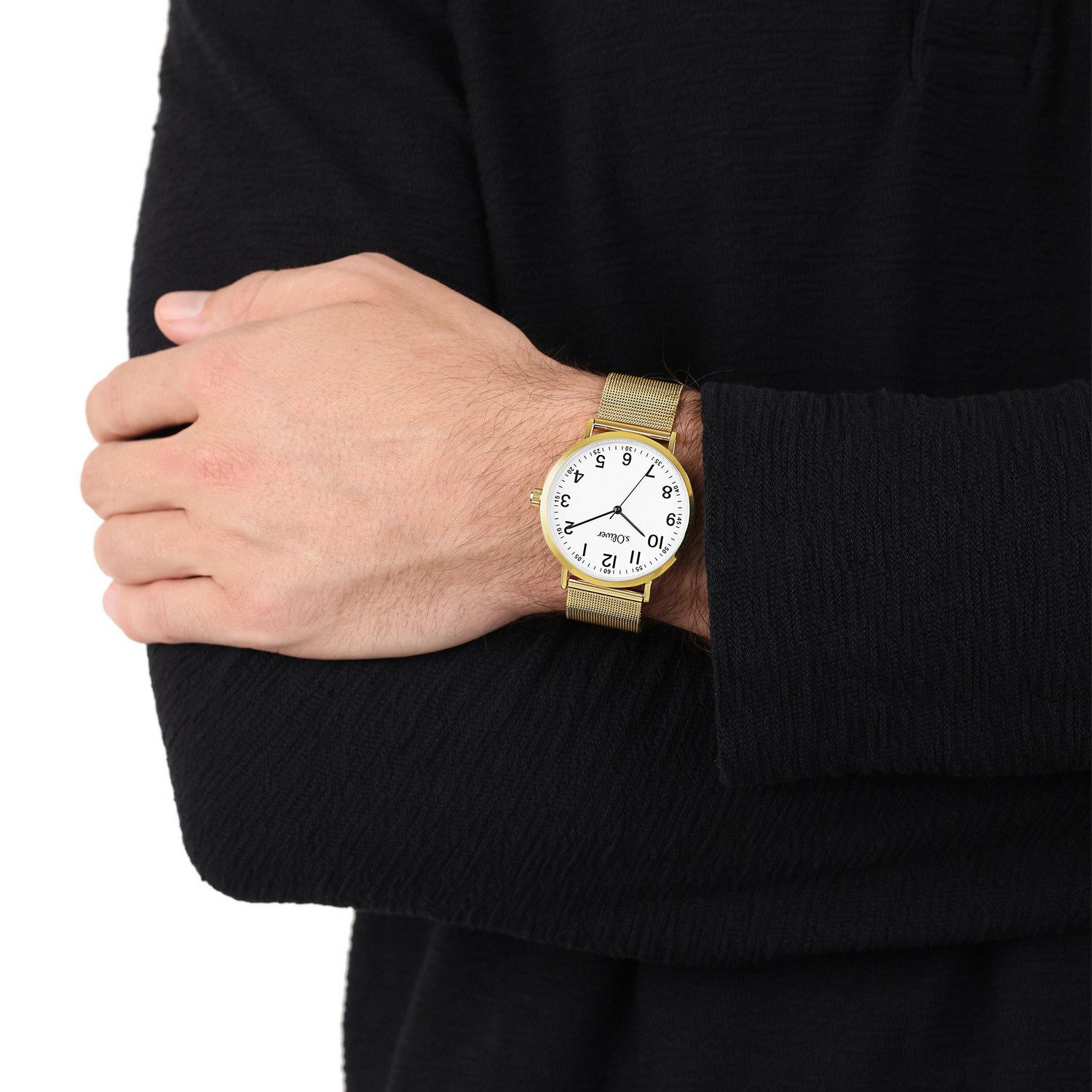 s.Oliver Kwartshorloge Horloge, herenhorloge, stalen band, analoog