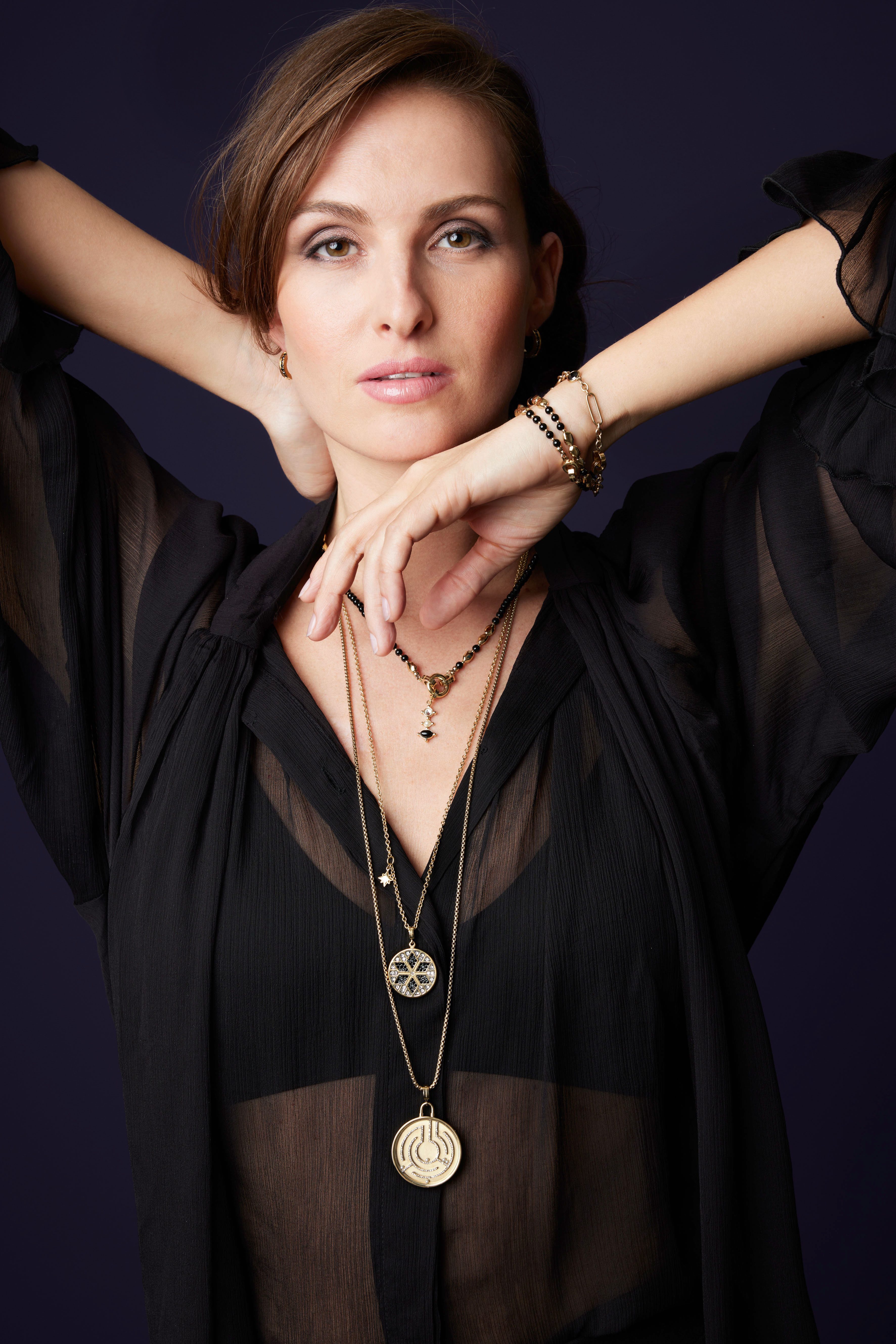 LEONARDO Ketting met hanger Halsketting Joy, 024366, 024367 met zirkonia (synth.) - met parel (geïmiteerd)
