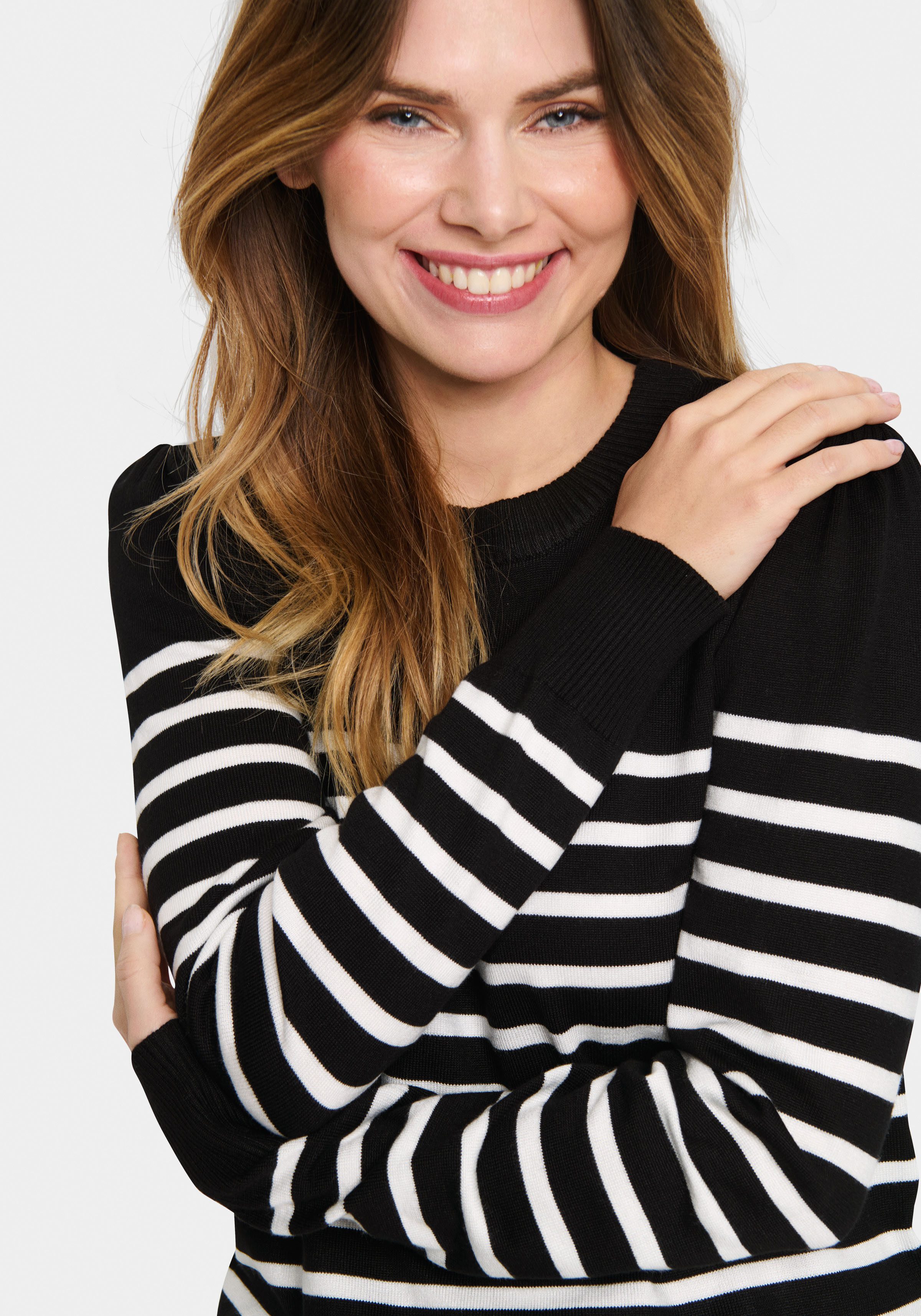 Saint Tropez Gebreide trui MilaSZ LS Striped
