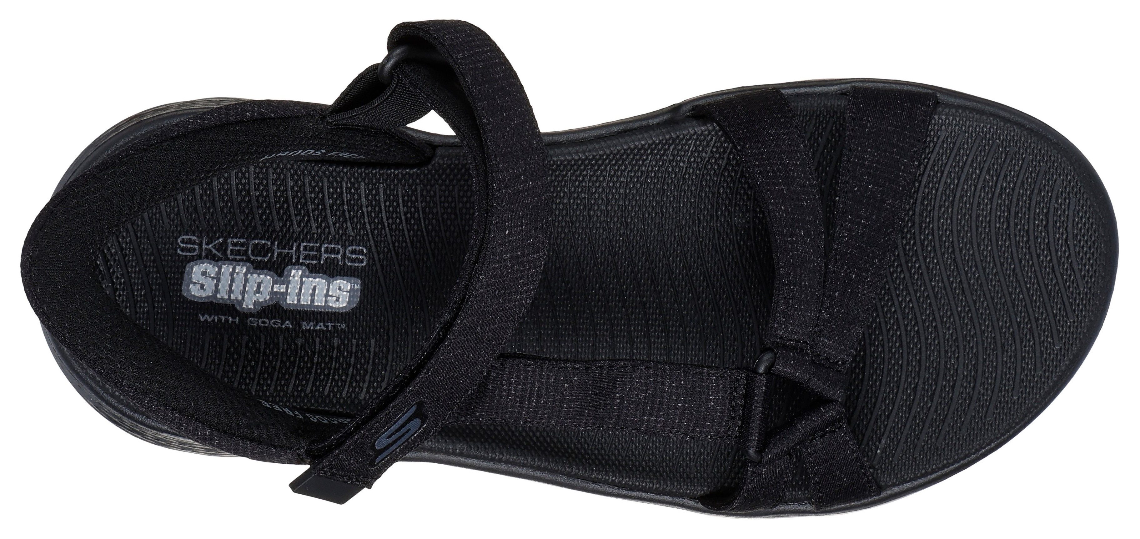 Skechers Sandalen GO WALK FLEX SANDAL-ILLUMINATE , sandalette, trekking sandaal met gogo mat voetbed