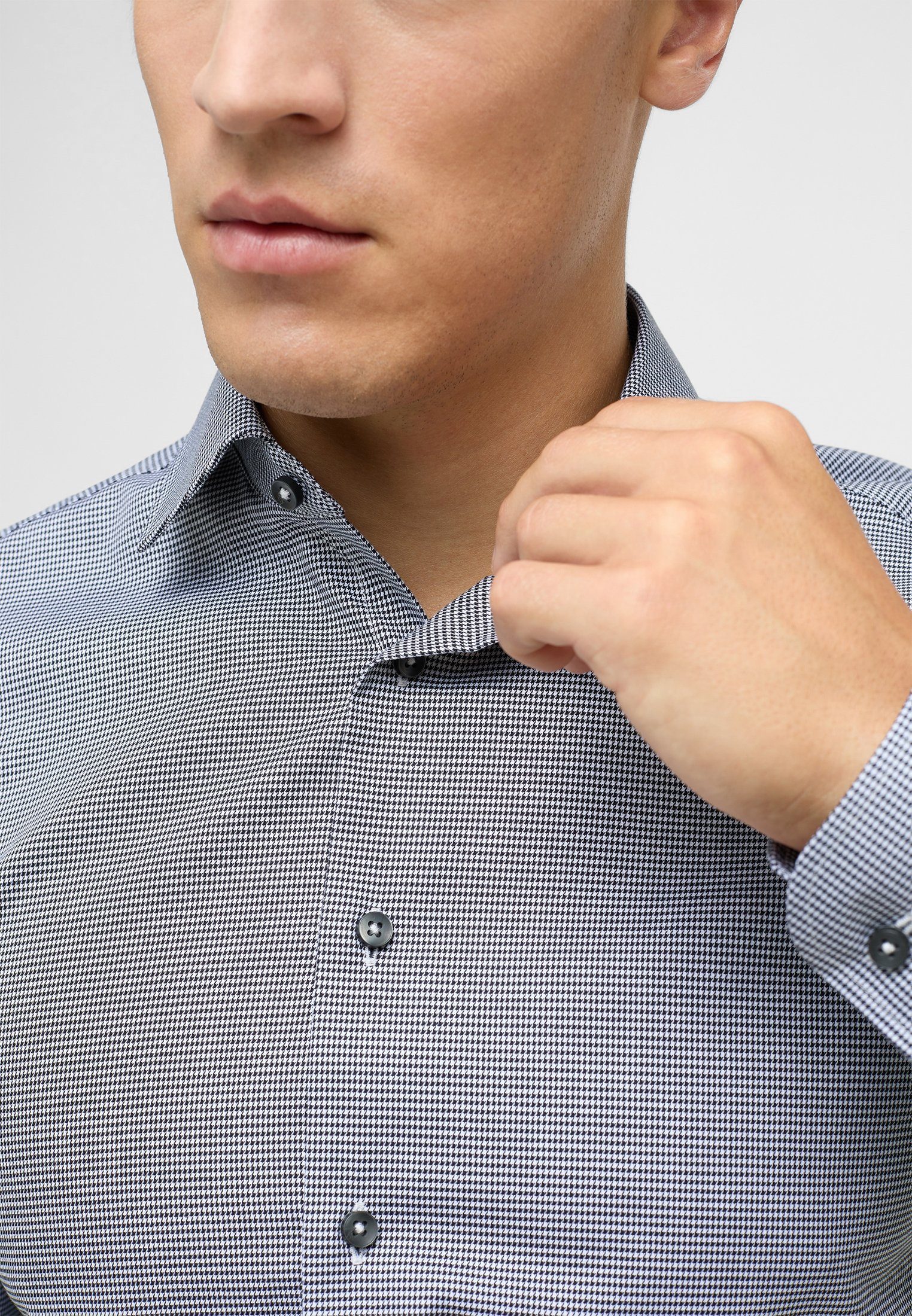 Eterna Overhemd met lange mouwen Slim fit