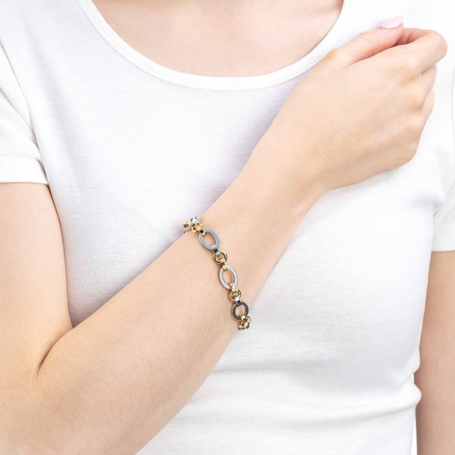 LEONARDO Armband Lena 023403 met zirkoon (synthetisch)