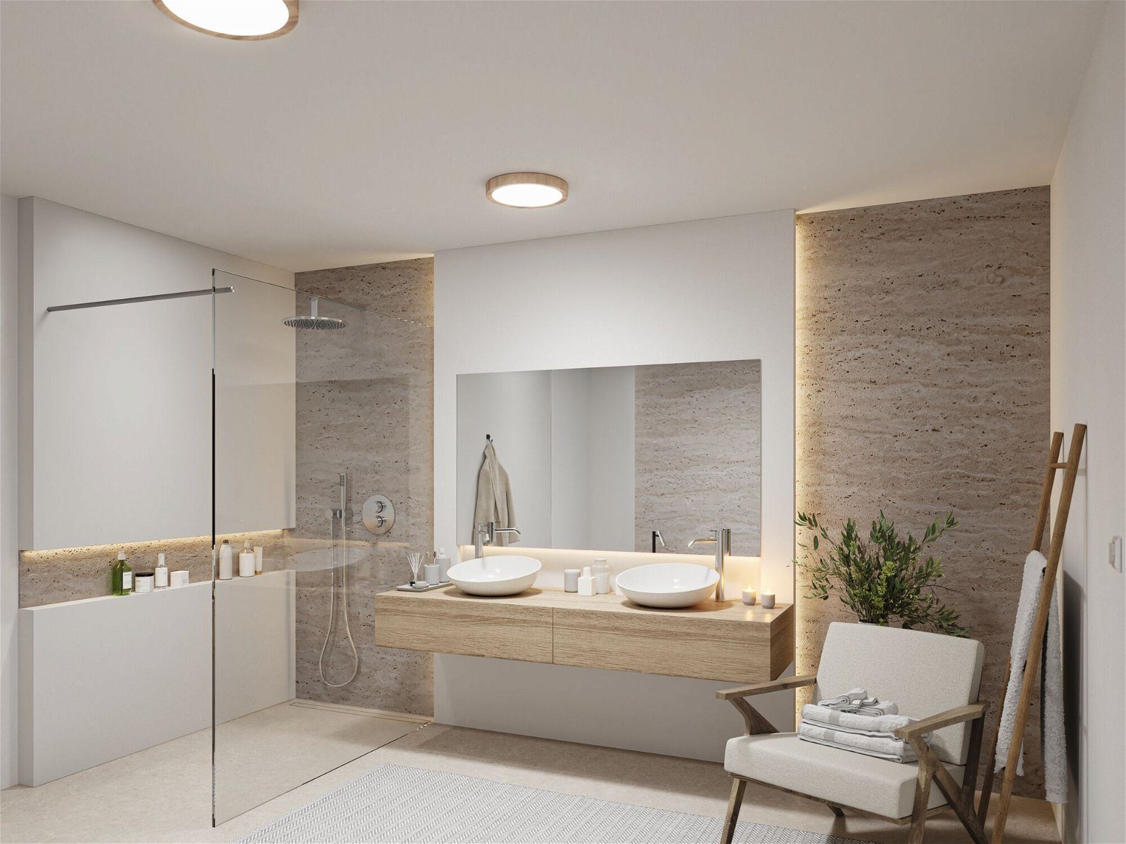 Paulmann Led-plafondlamp Selection Bathroom Tega IP44 24W 230V Kunststof