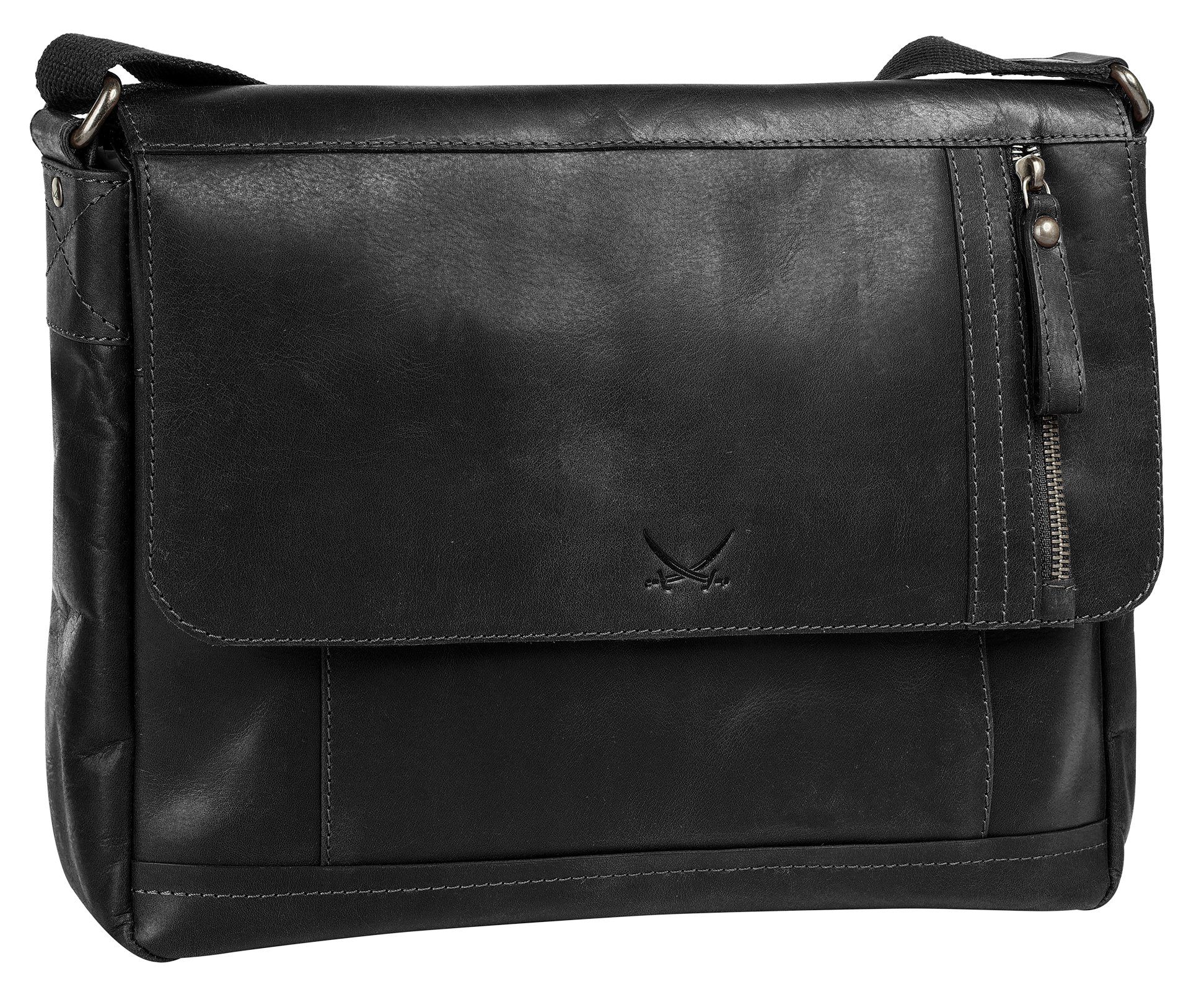 Sansibar Messenger Bag echt leder