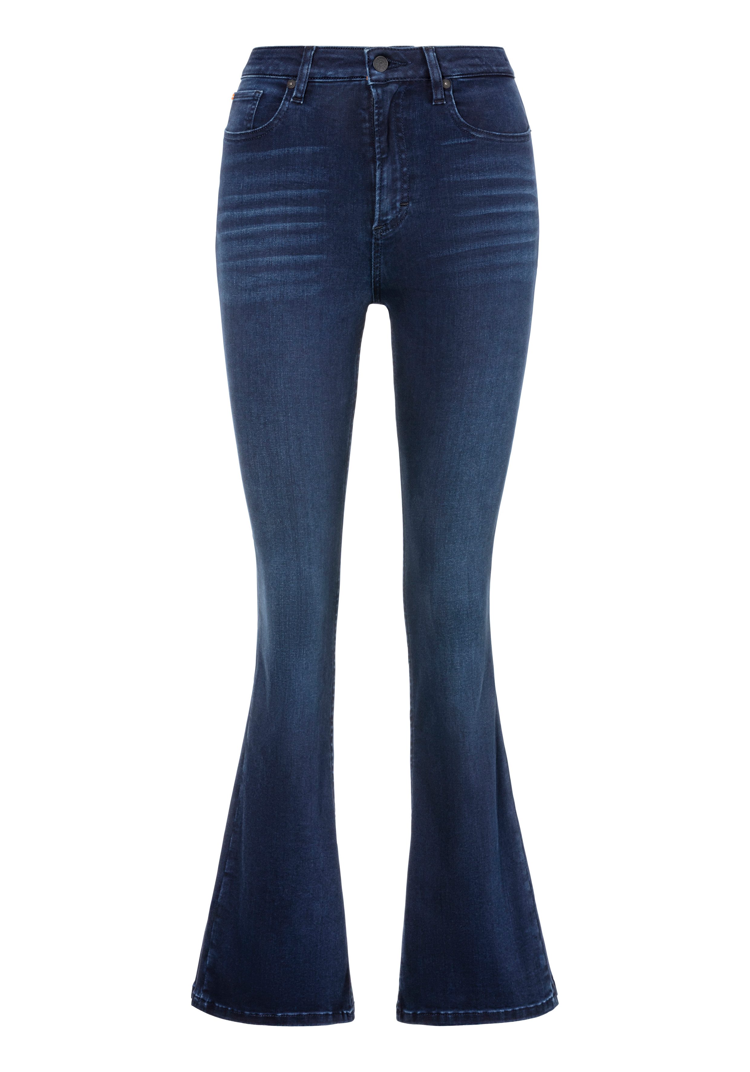 Boss Orange High-waist jeans Rosa High Rise Bootcut Premium Damesmode