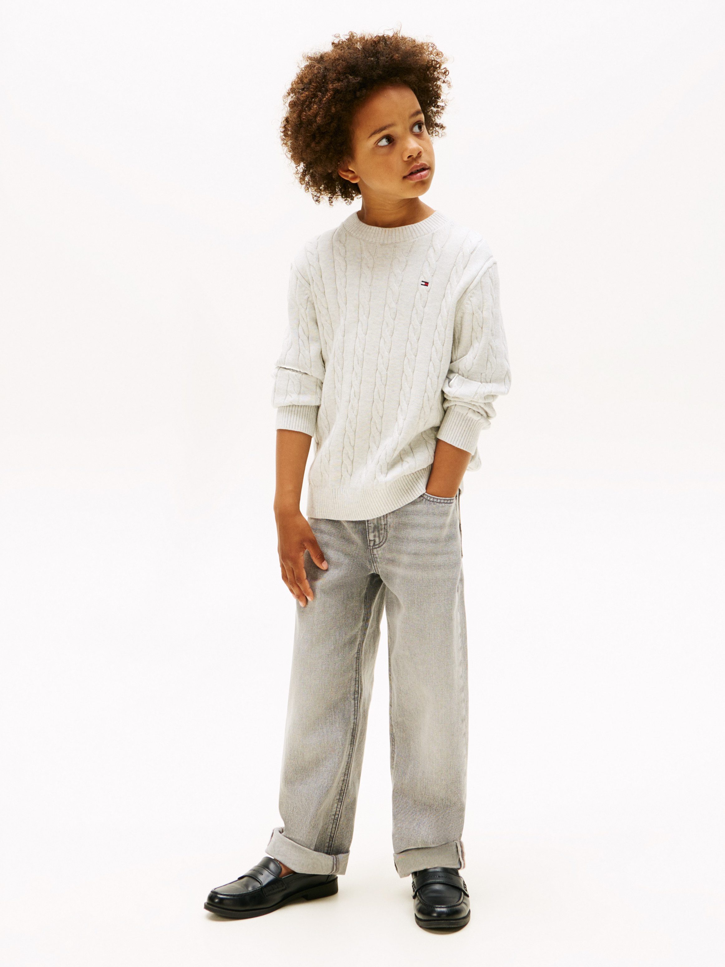 Tommy Hilfiger Gebreide trui COTTON CABLE SWEATER