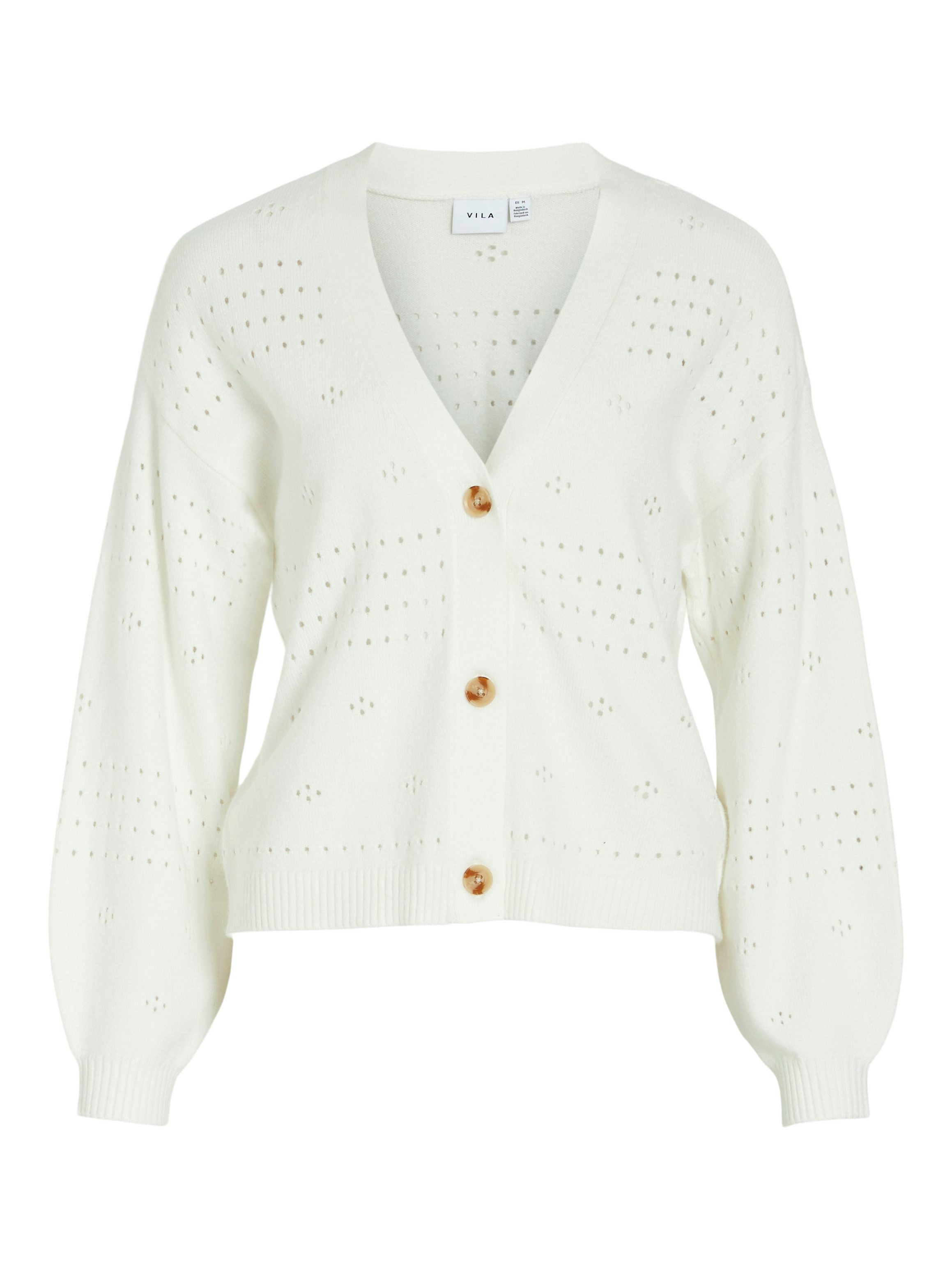 Vila Vest VIRIL V-NECK L/S KNIT CARDIGAN - NOOS