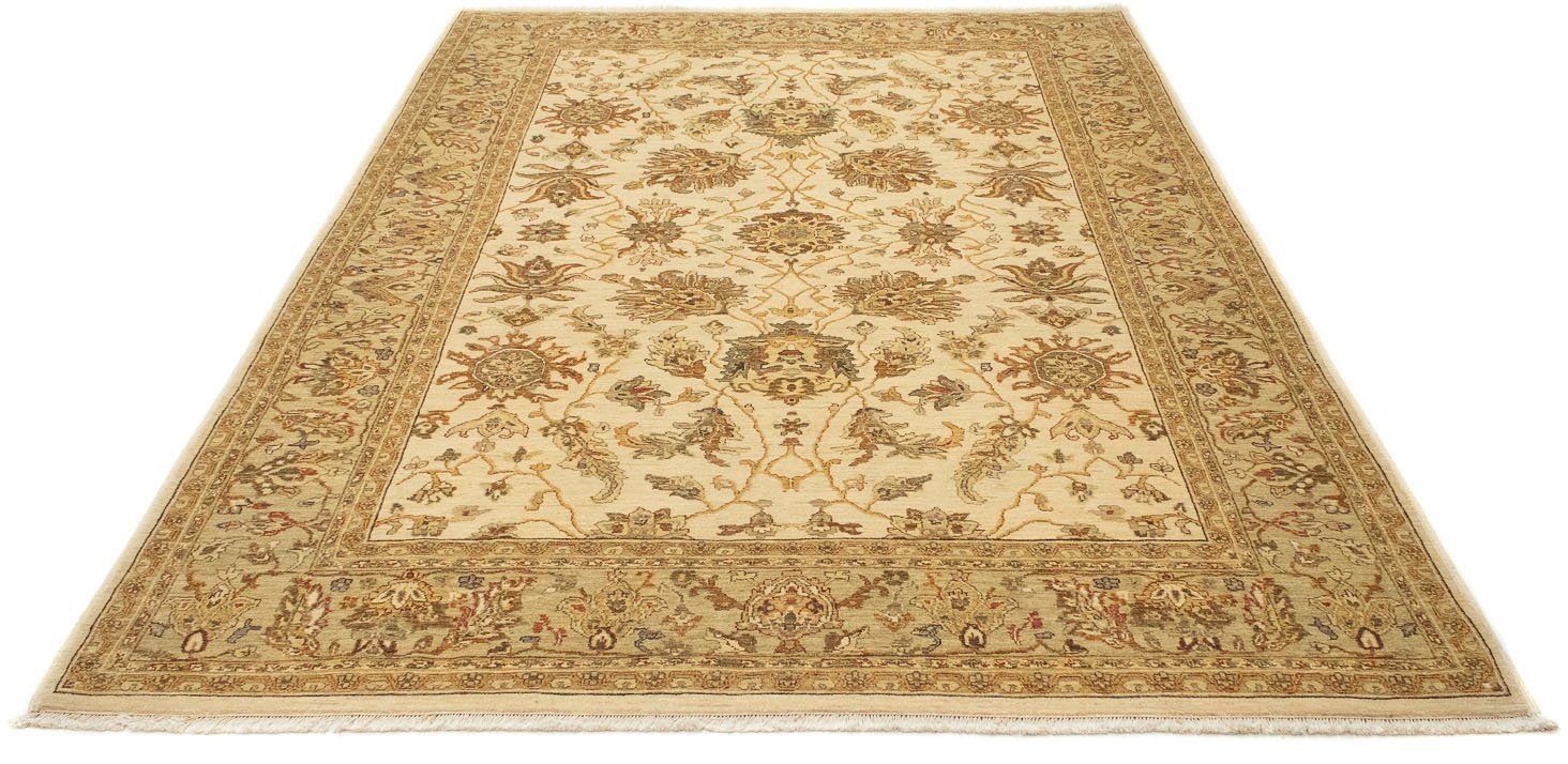 morgenland wollen kleed ziegler vloerkleed met de hand geknoopt beige beige