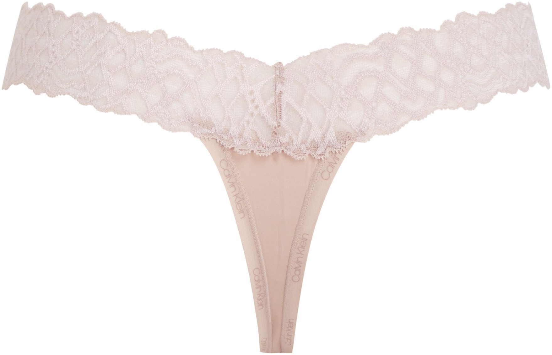 Calvin Klein Stringtanga THONG met kant op de band