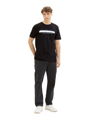 Tom Tailor Denim T-shirt met logo-frontprint