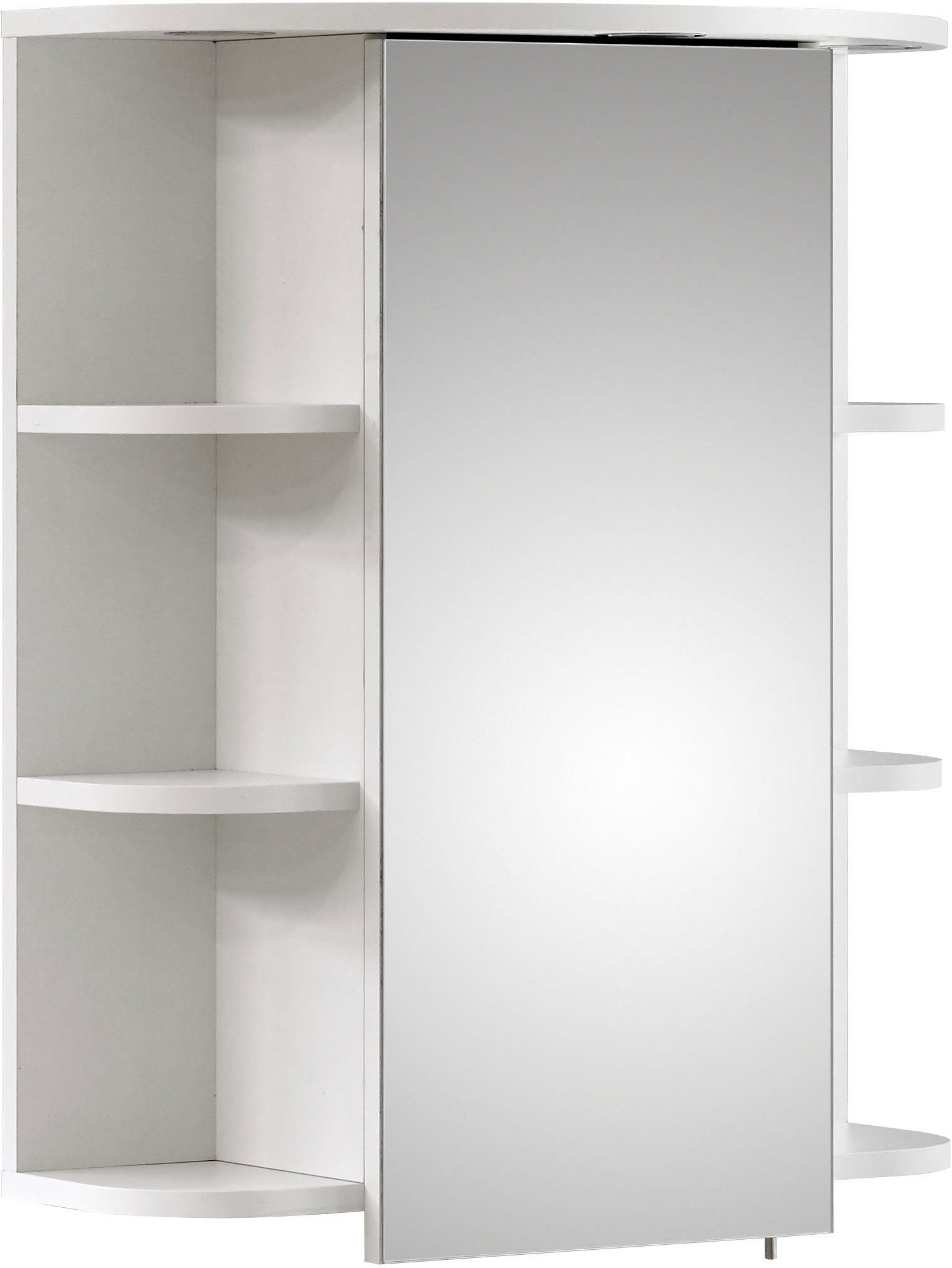 Saphir Badkamerserie Quickset 335 2-delig, wastafelonderkast met led-spiegelkast (2-delig)