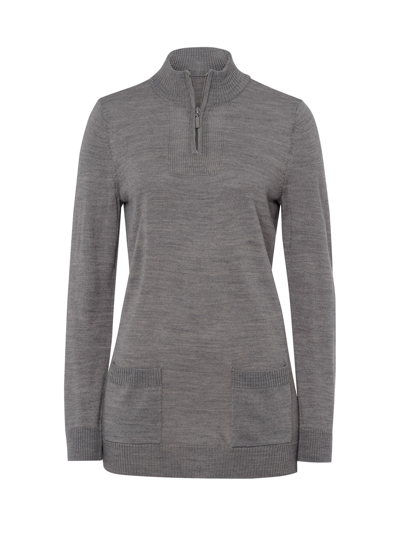 Classic Basics Trui met staande kraag Trui