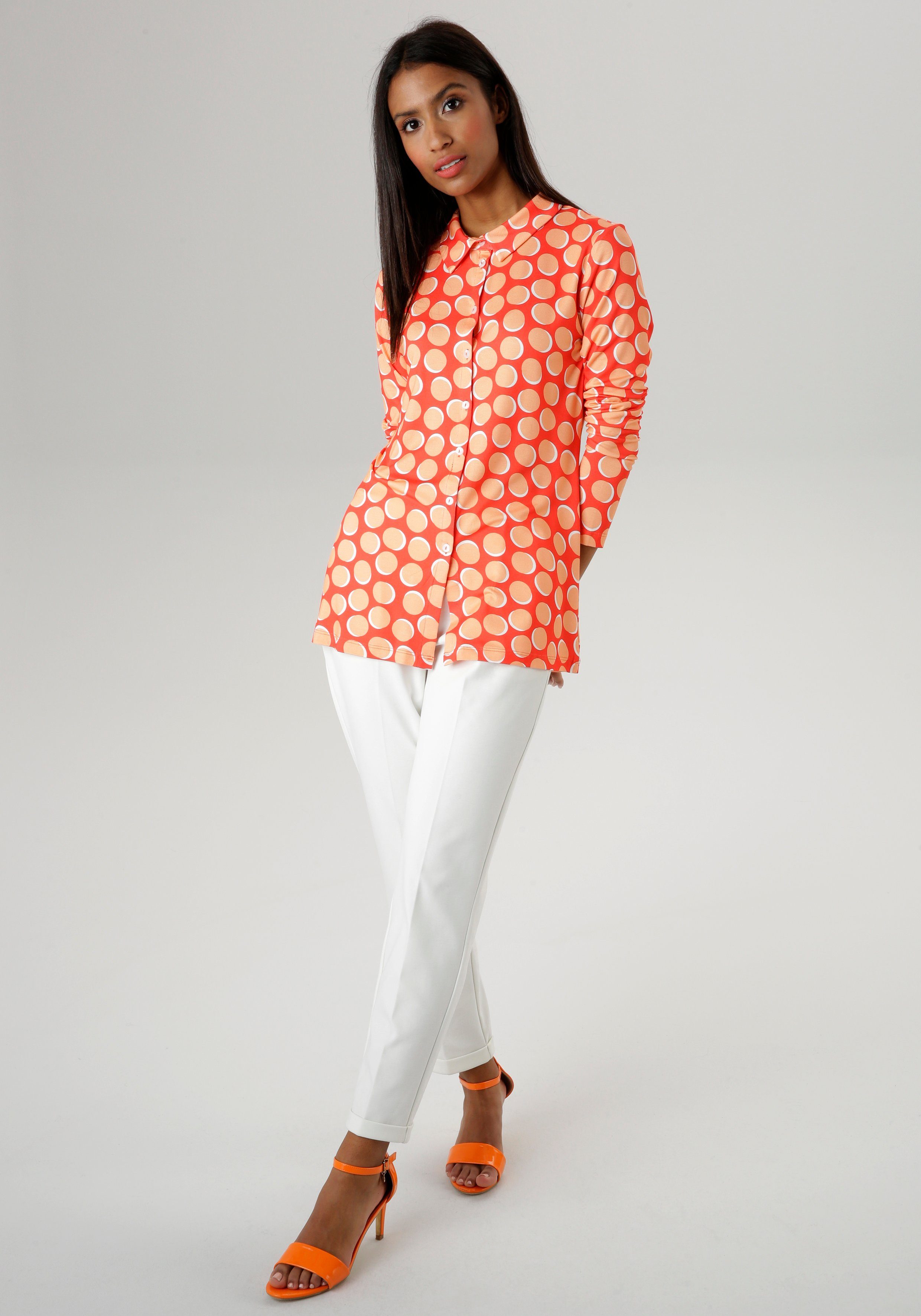 Aniston SELECTED Comfortbroek met plooien