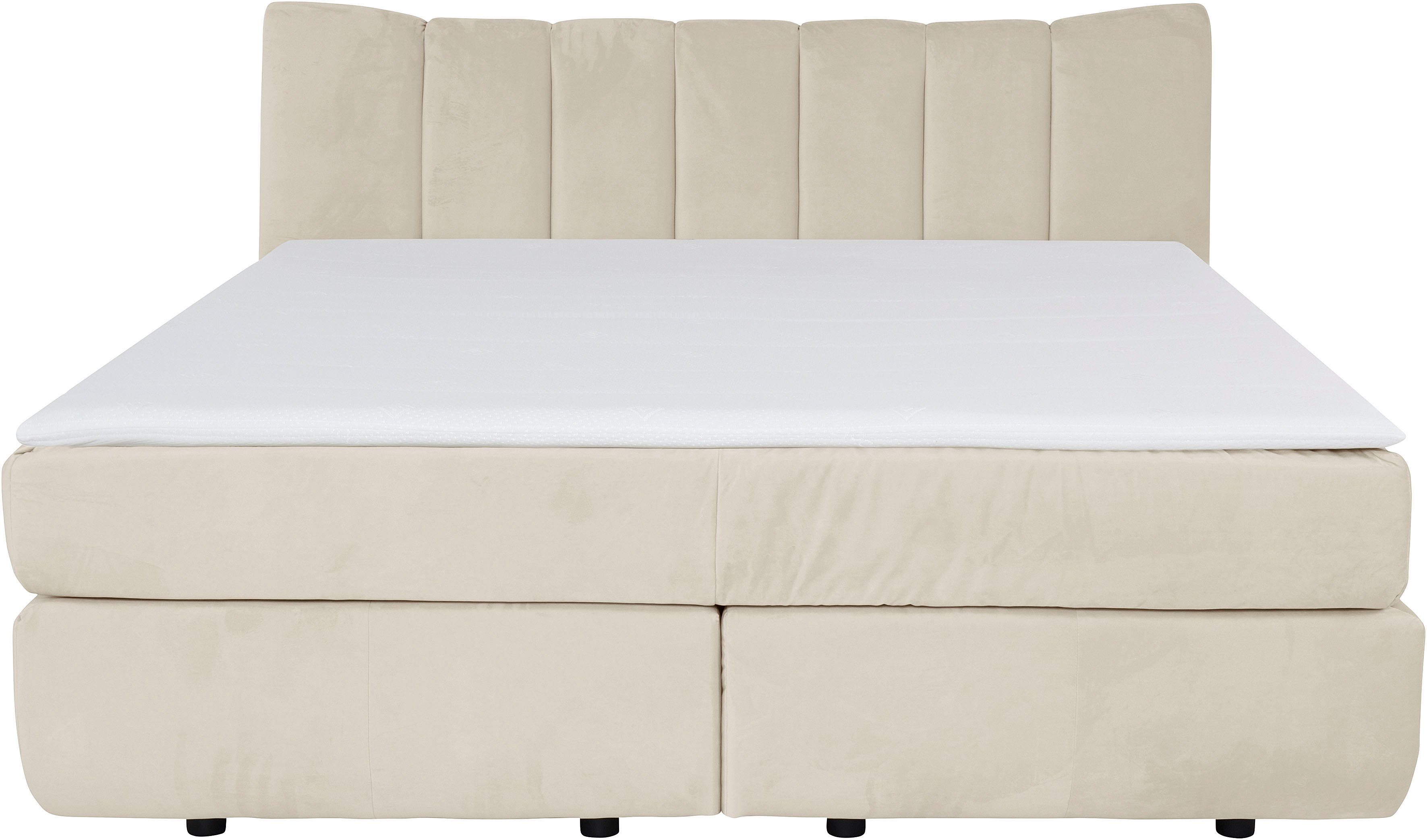 Leonique Boxspring Océane Los van de vloer- werkt vrijzwevend, verschillende hardheden (ook H4)