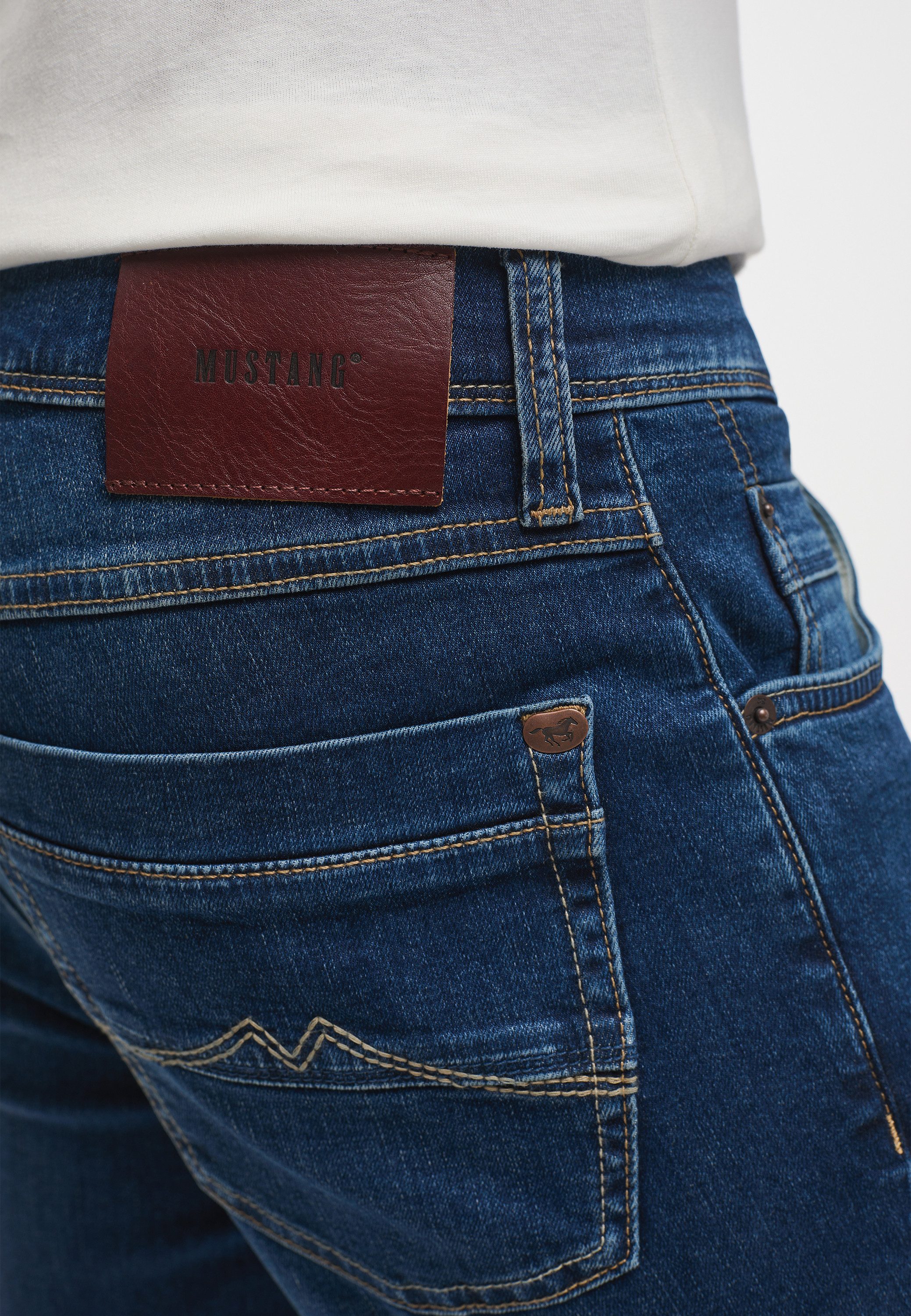 MUSTANG Straight jeans Heren stijl Washington recht
