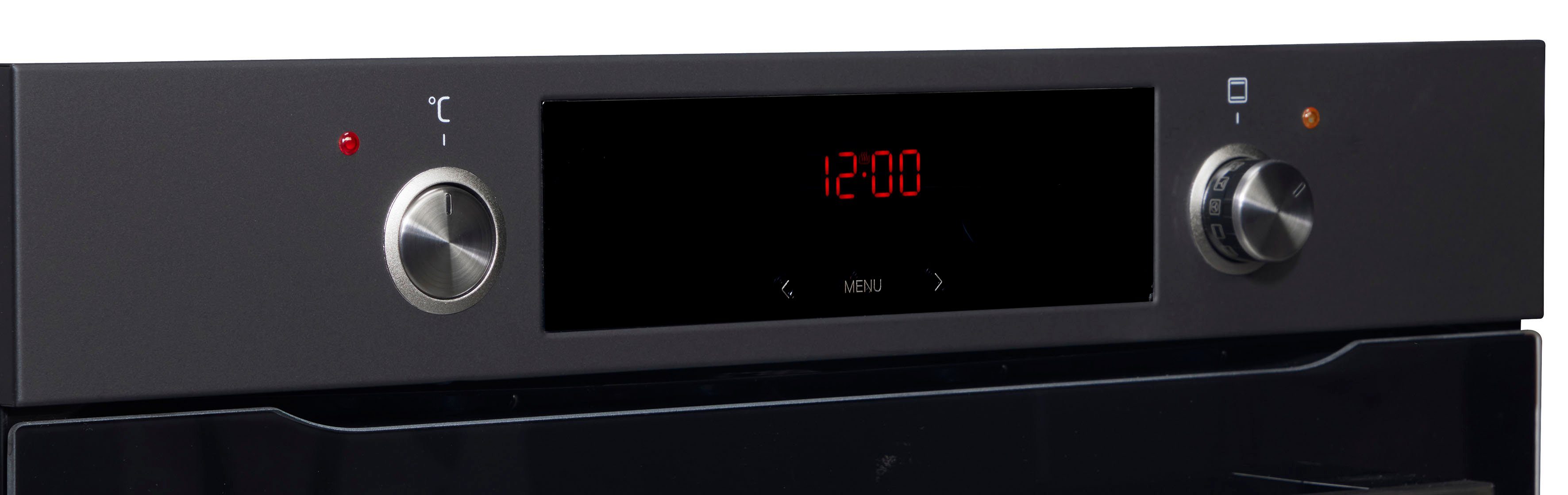 Amica Inbouw ovenset BOXI 955 000 E 2-voudig telescopisch uittrekbaar, hetelucht, xxl-volume