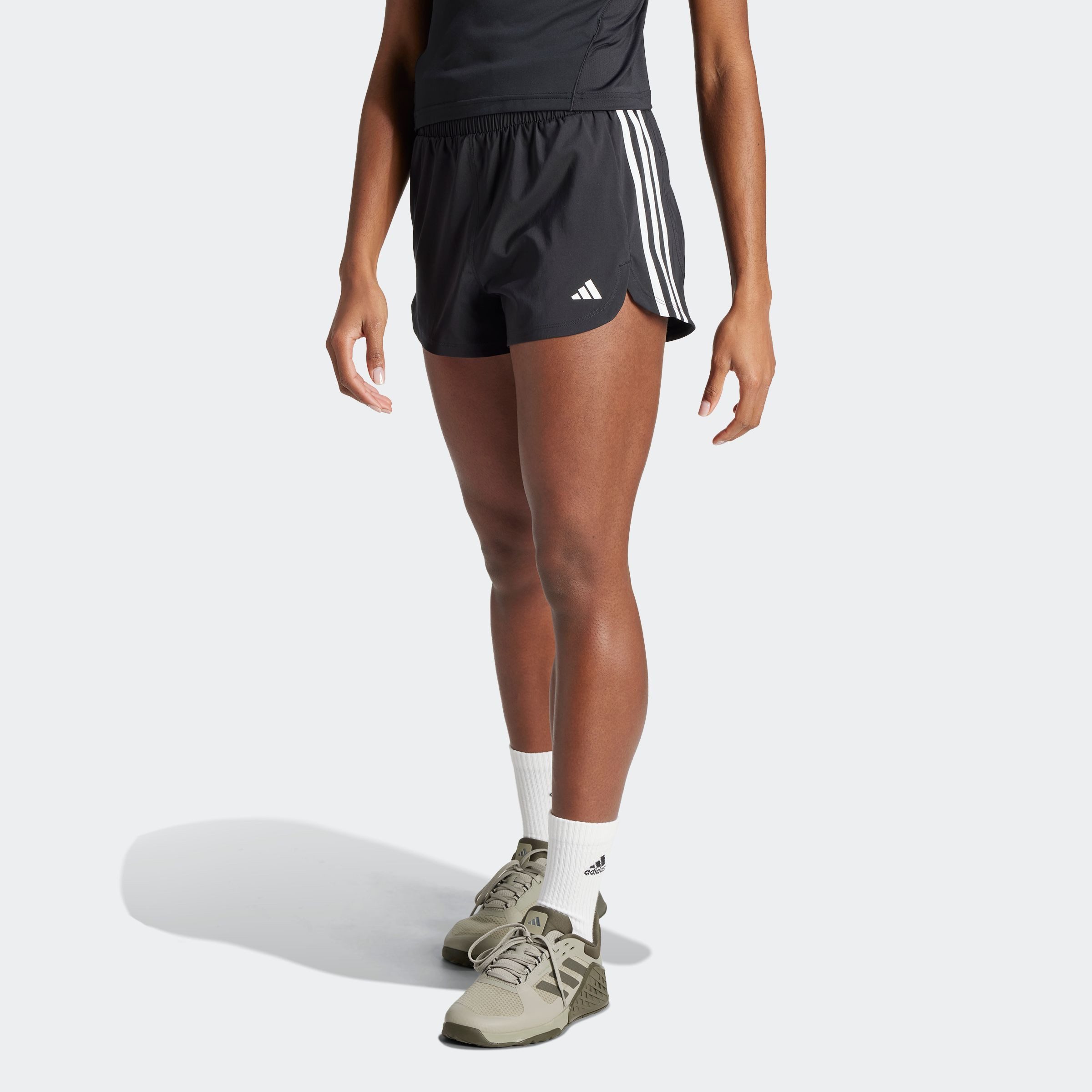 adidas Performance Short PACER WVN HIGH Geweven trainingsshorts met hoge taille (1-delig)