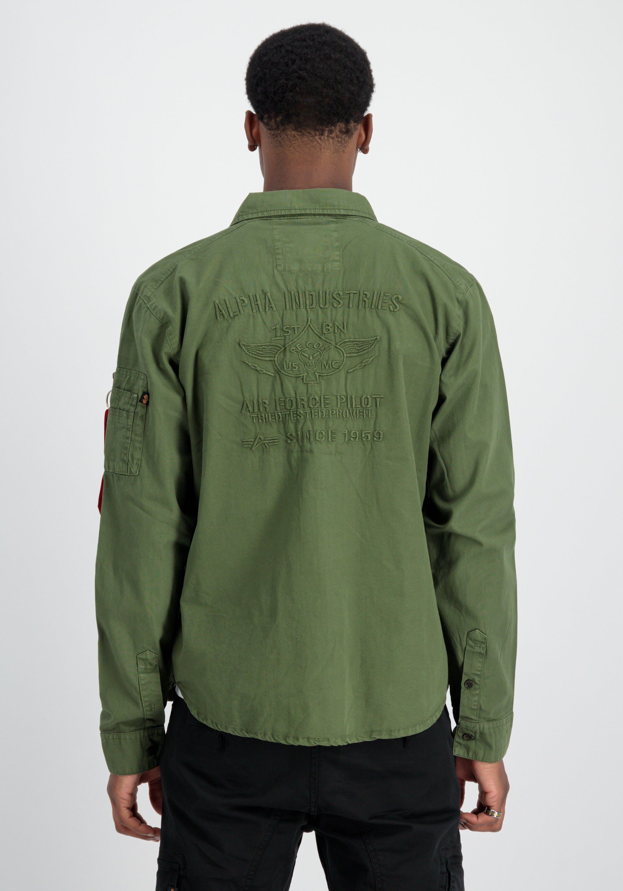Alpha Industries Oversized shirt Alpha Industries Men - Shirts Air Force EMB Shirt