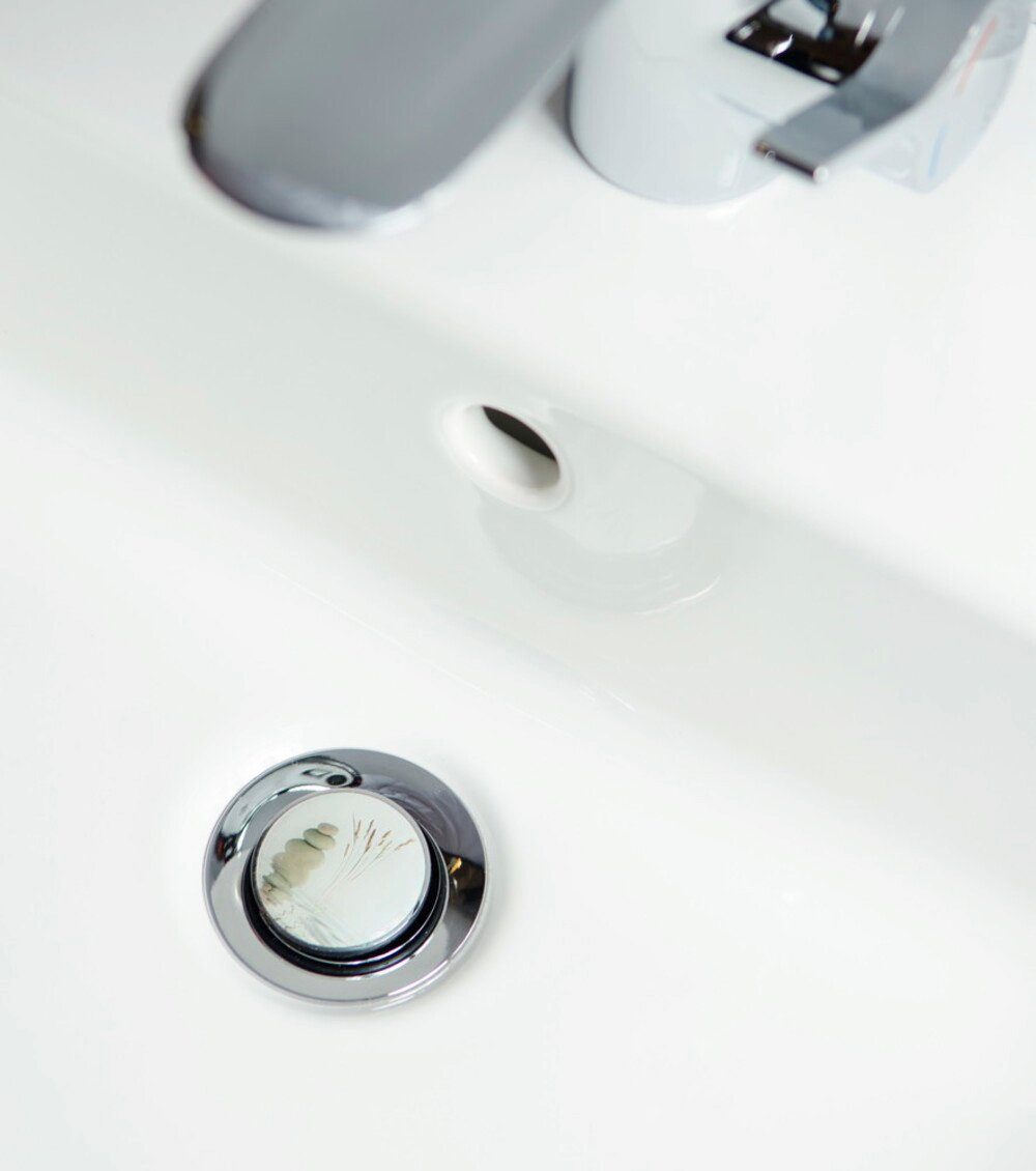 Sanilo Set badkameraccessoires Balance bestaand uit toiletzitting, badmat, stop, zeepdispenser, toiletborstel (complete set, 6-delig)