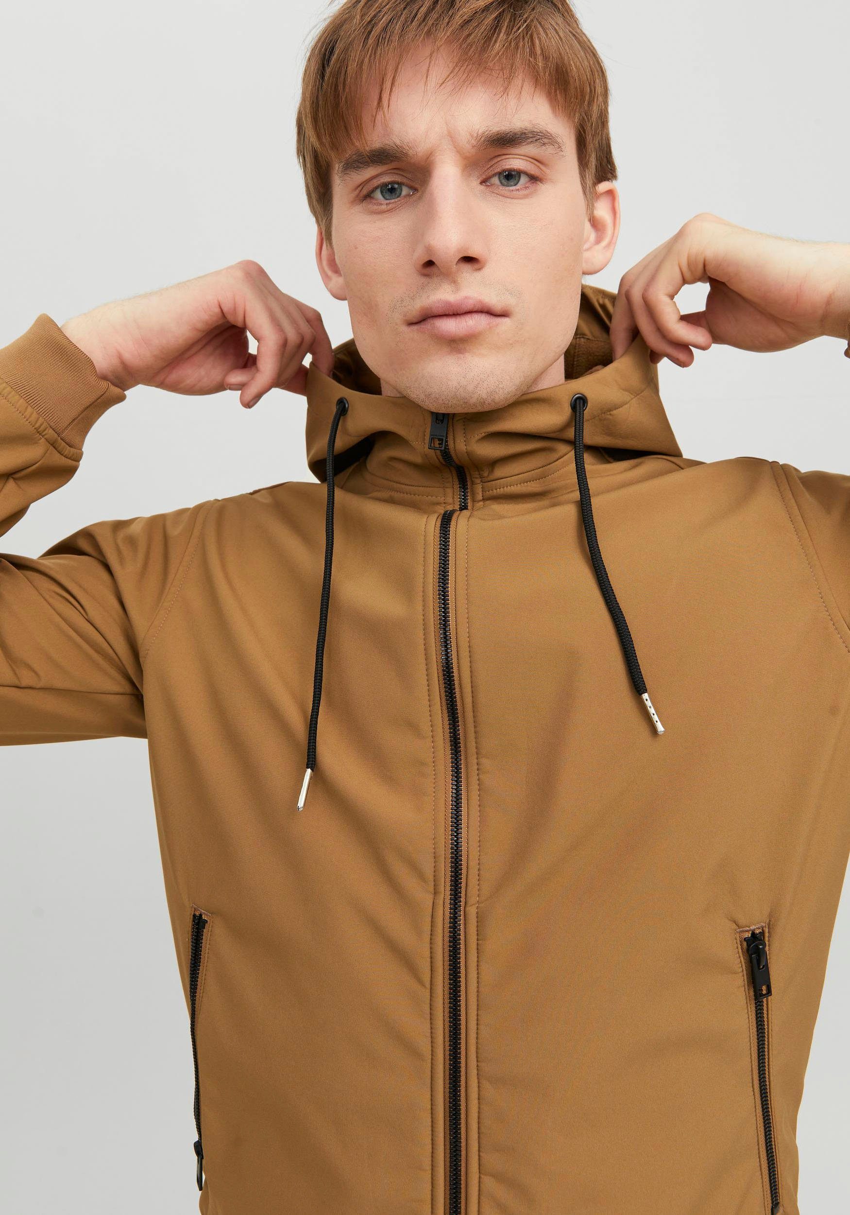Jack & Jones Softshell-jack JJEBASIC SOFTSHELL HOOD NOOS