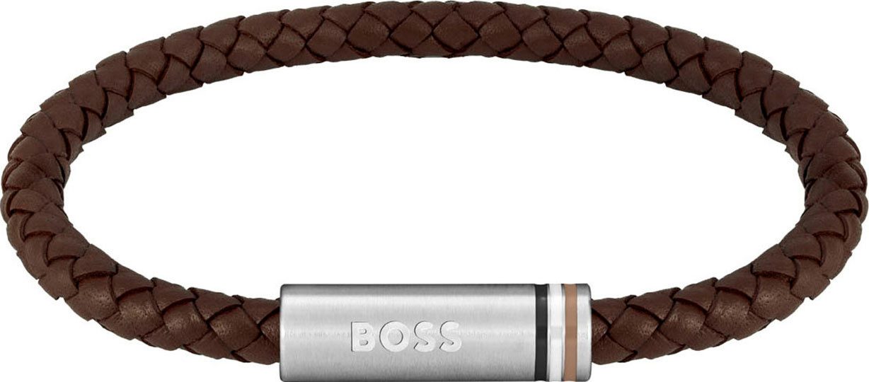 Boss Leren armband