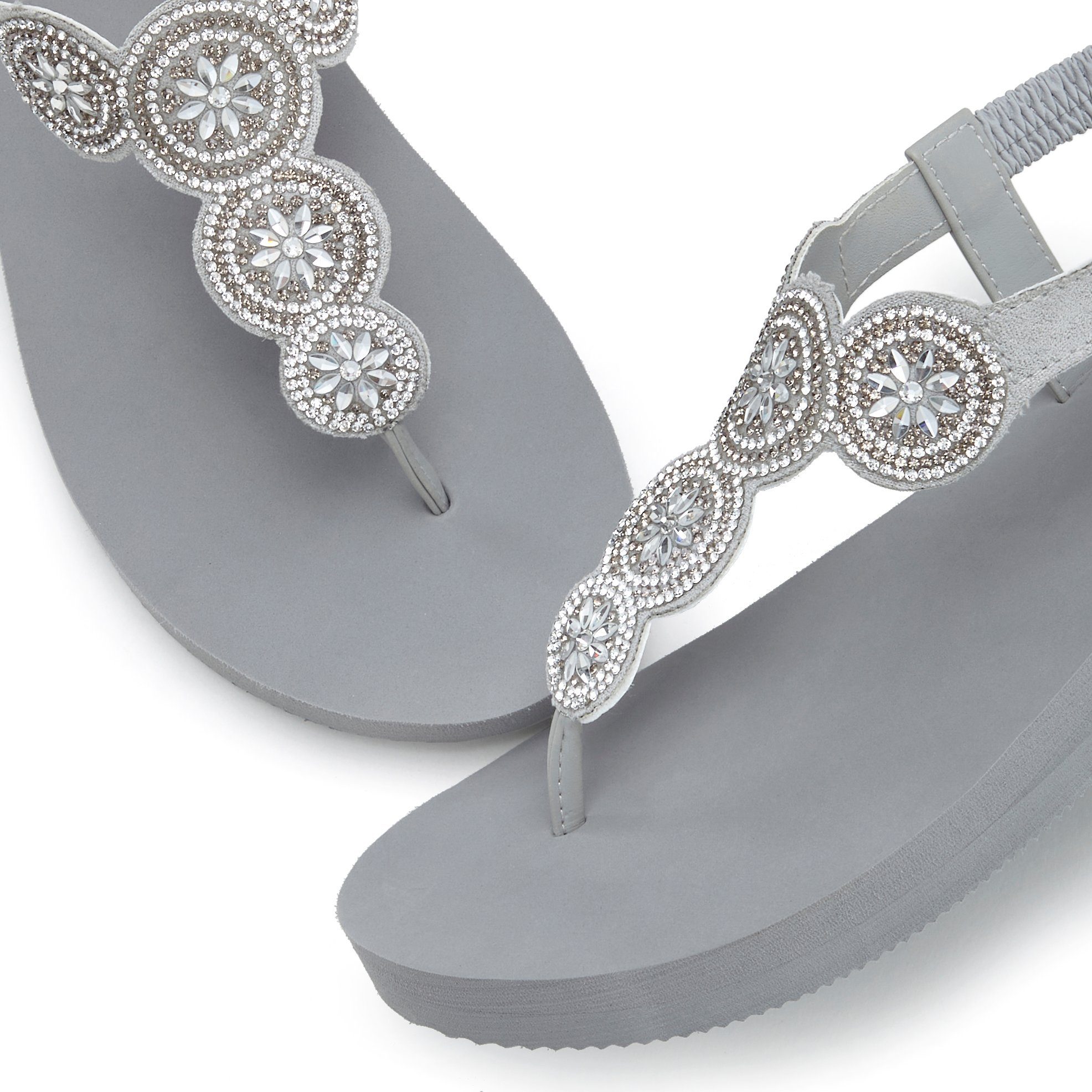 Venice Beach Badslippers Sandaal, pantoletten, badschoen ultralicht met glinsterdetails VEGAN