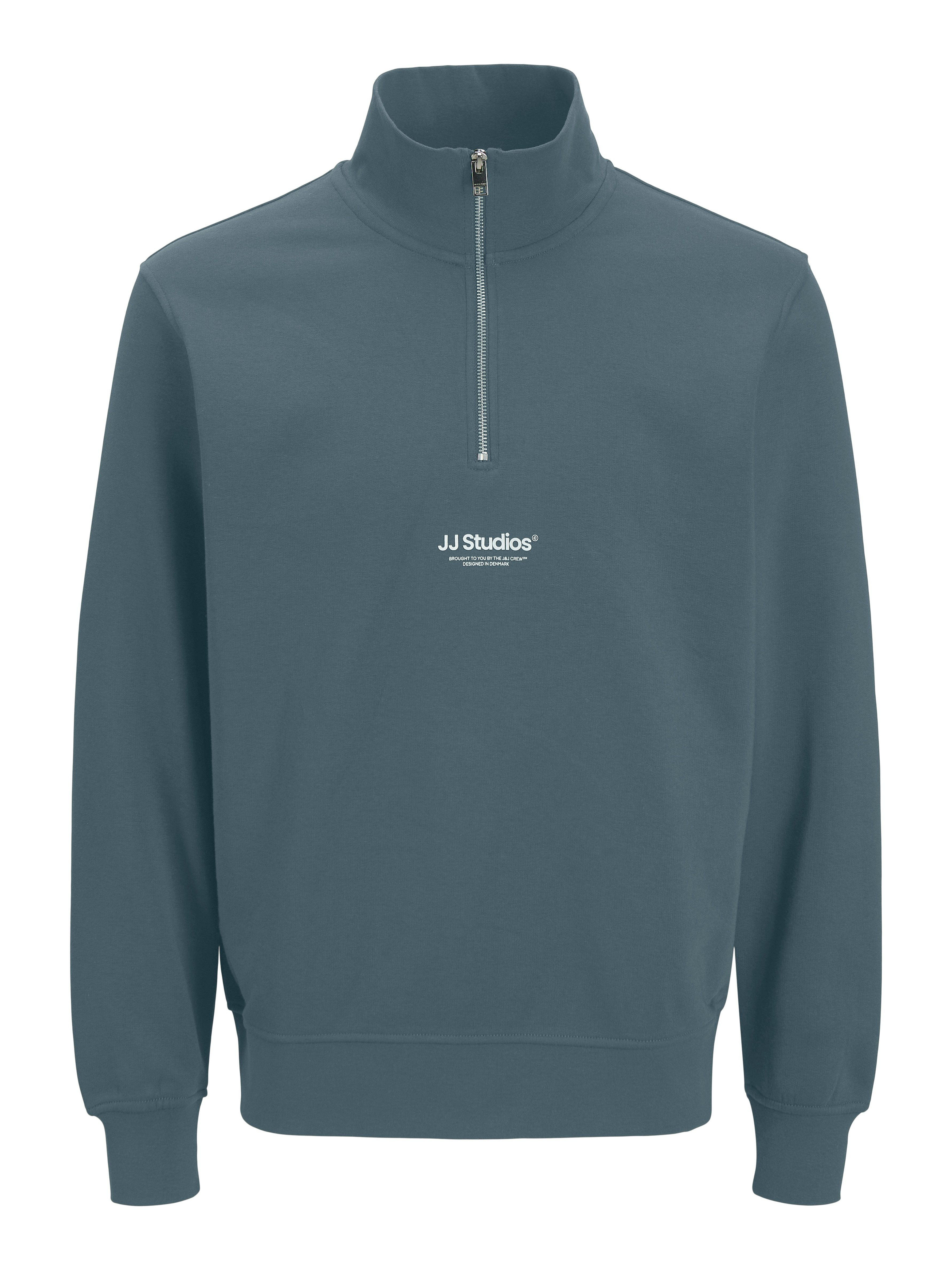 Jack & Jones Sweatshirt JJESOHO SWEAT QUARTER ZIP HN NOOS