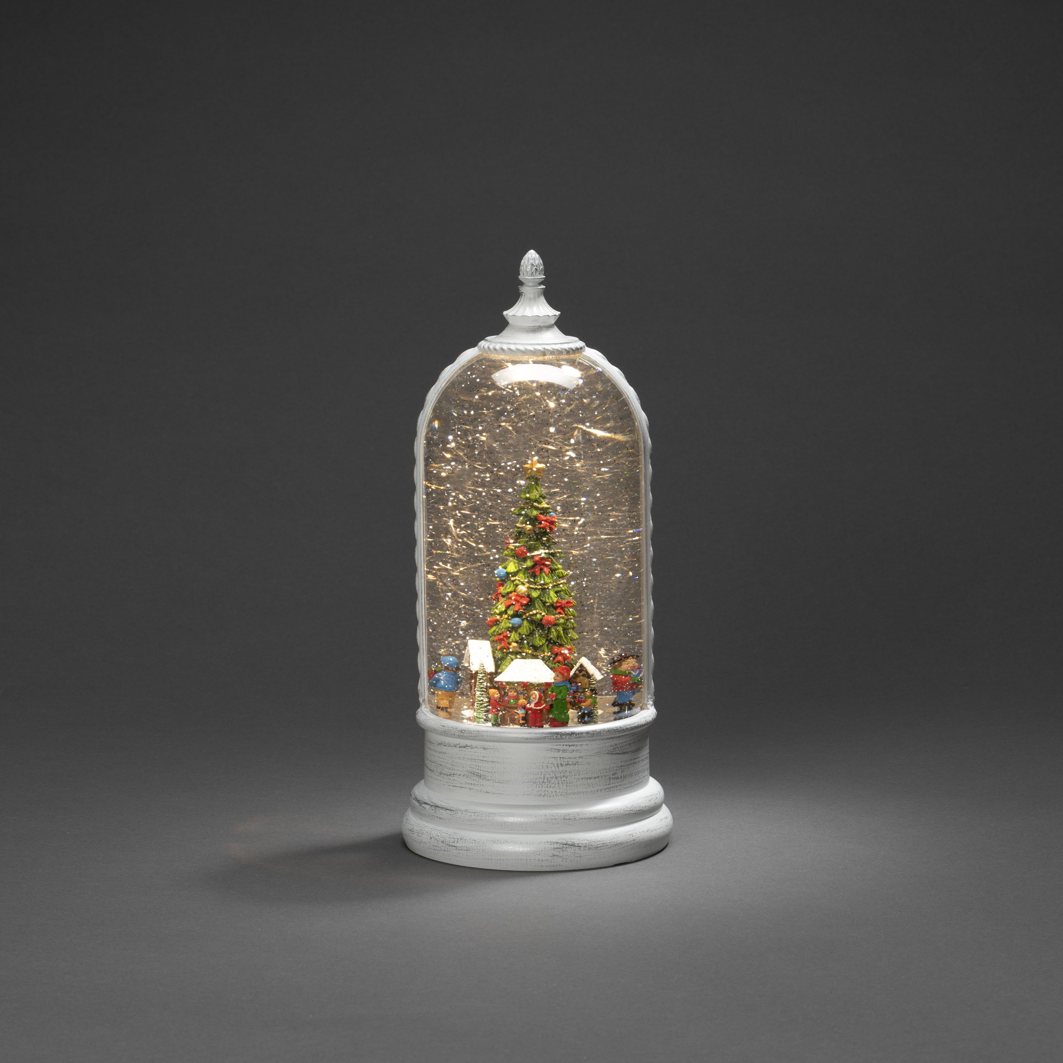 KONSTSMIDE Led lantaarn Kerst versiering Led-waterlantaarn, wit, "Duitse kerstmarkt (1 stuk)