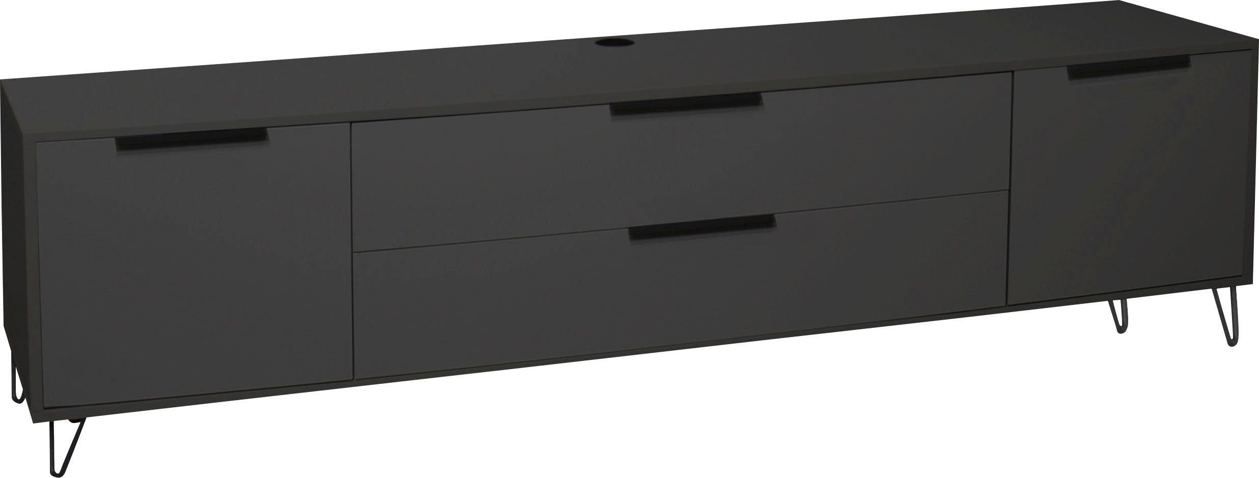 Mäusbacher Tv-meubel Bonnie TOPSELLER! Lowboard met draadframe lowboards zwart