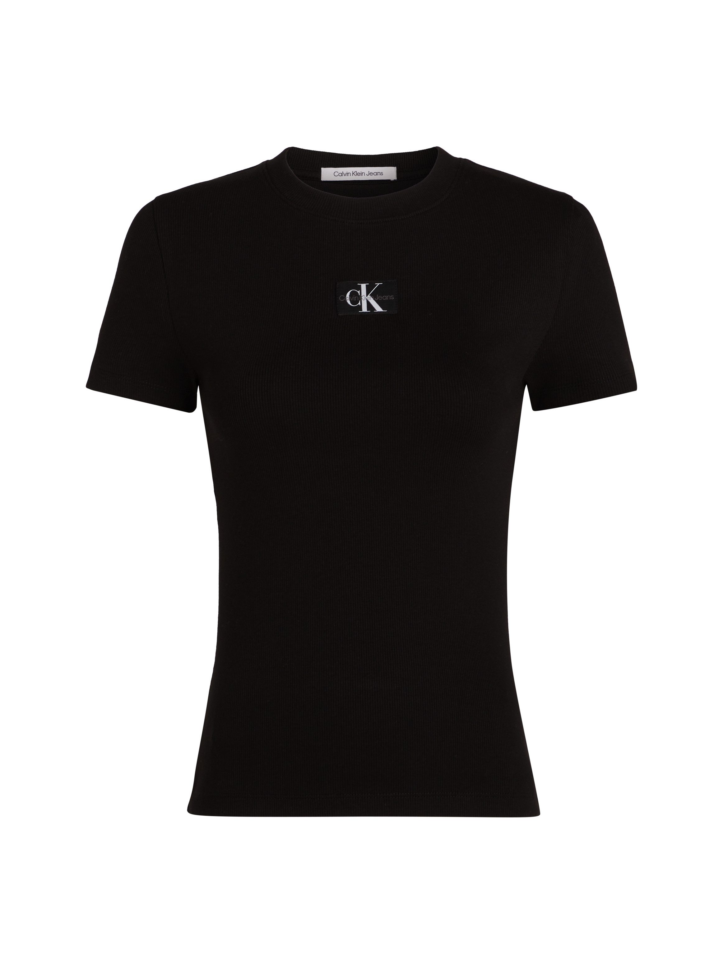 Calvin Klein T-shirt WOVEN LABEL RIB BABY TEE