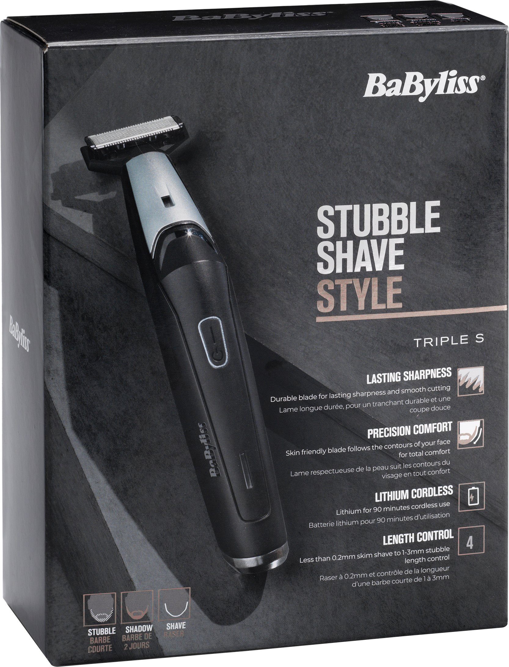 Babyliss Elektrisch scheerapparaat Barttrimmer TripleS T880E