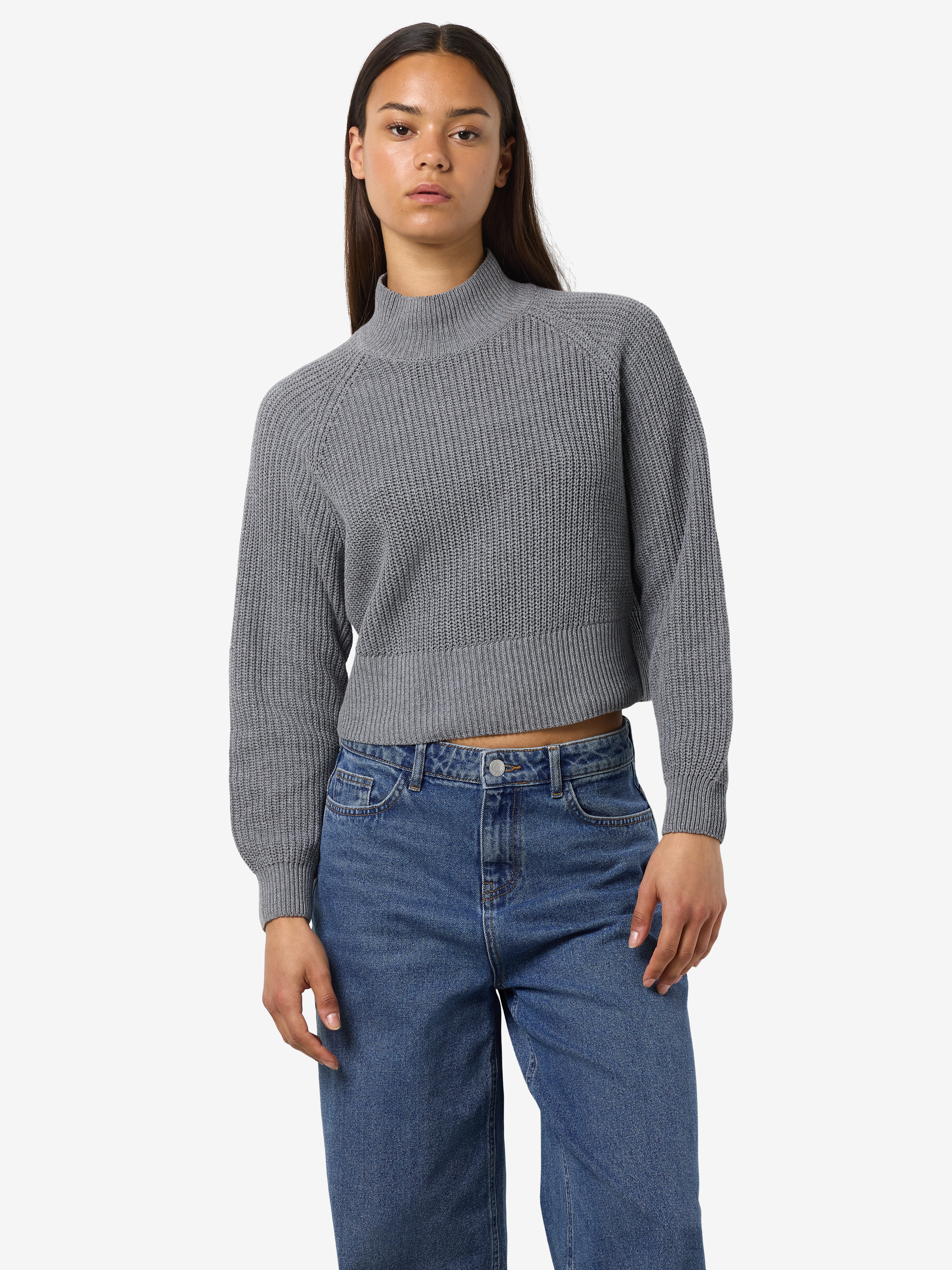 Noisy may Trui met staande kraag NMDARA L/S HIGH NECK KNIT FWD NOOS